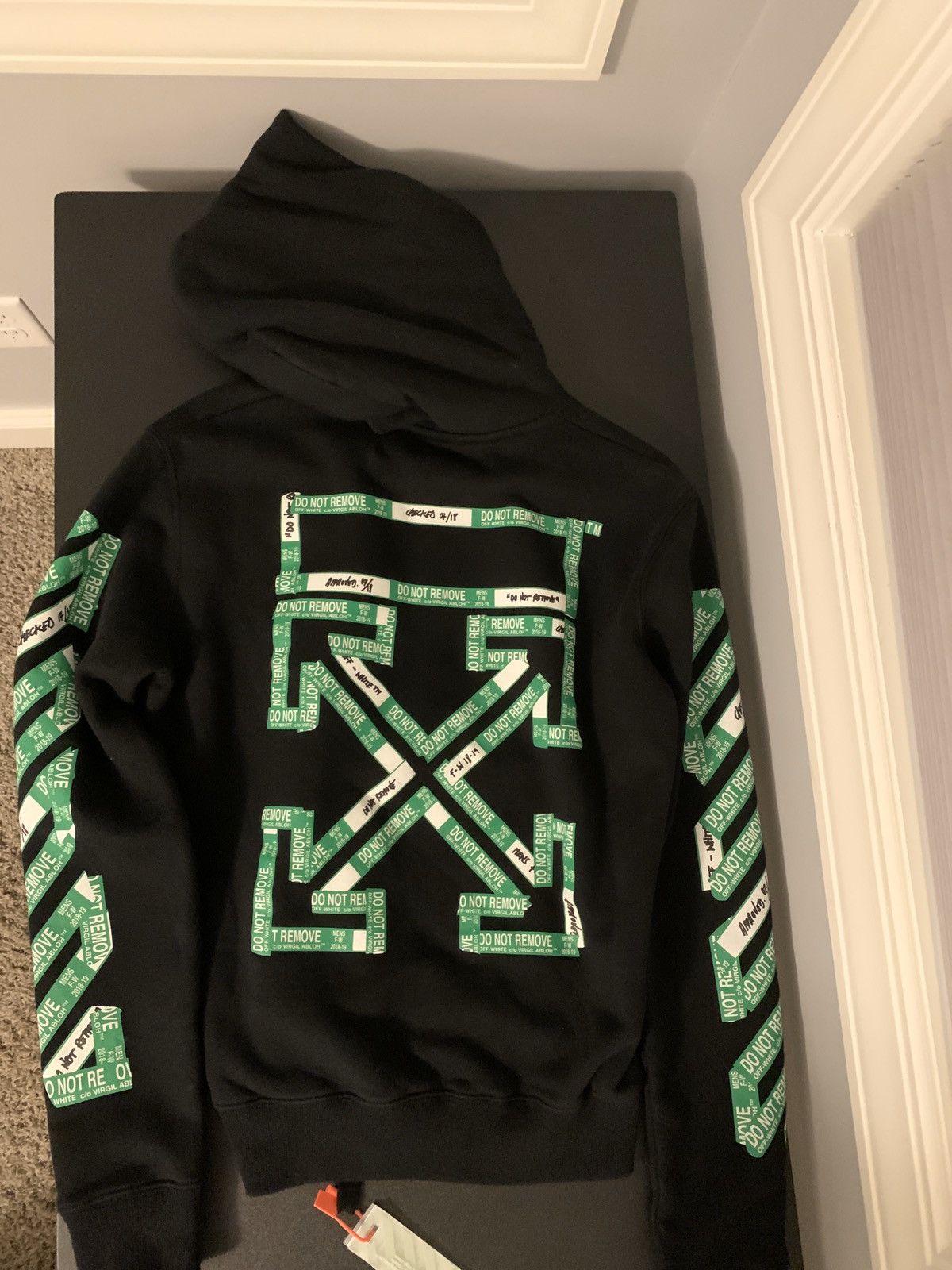 Ssense exclusive black 3d diag clearance hoodie