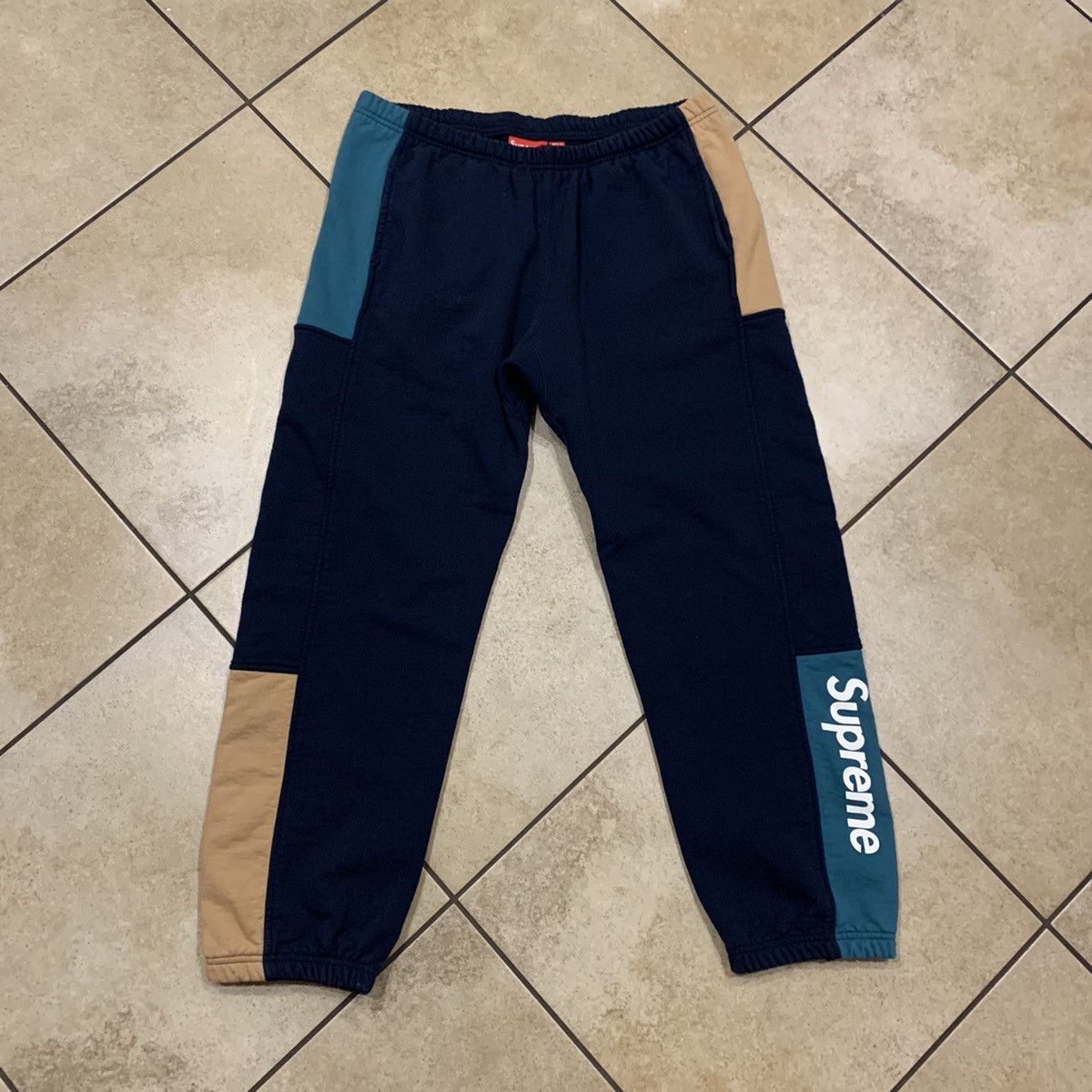 Supreme Supreme Formula Navy Sweatpants XL SS19 Grailed