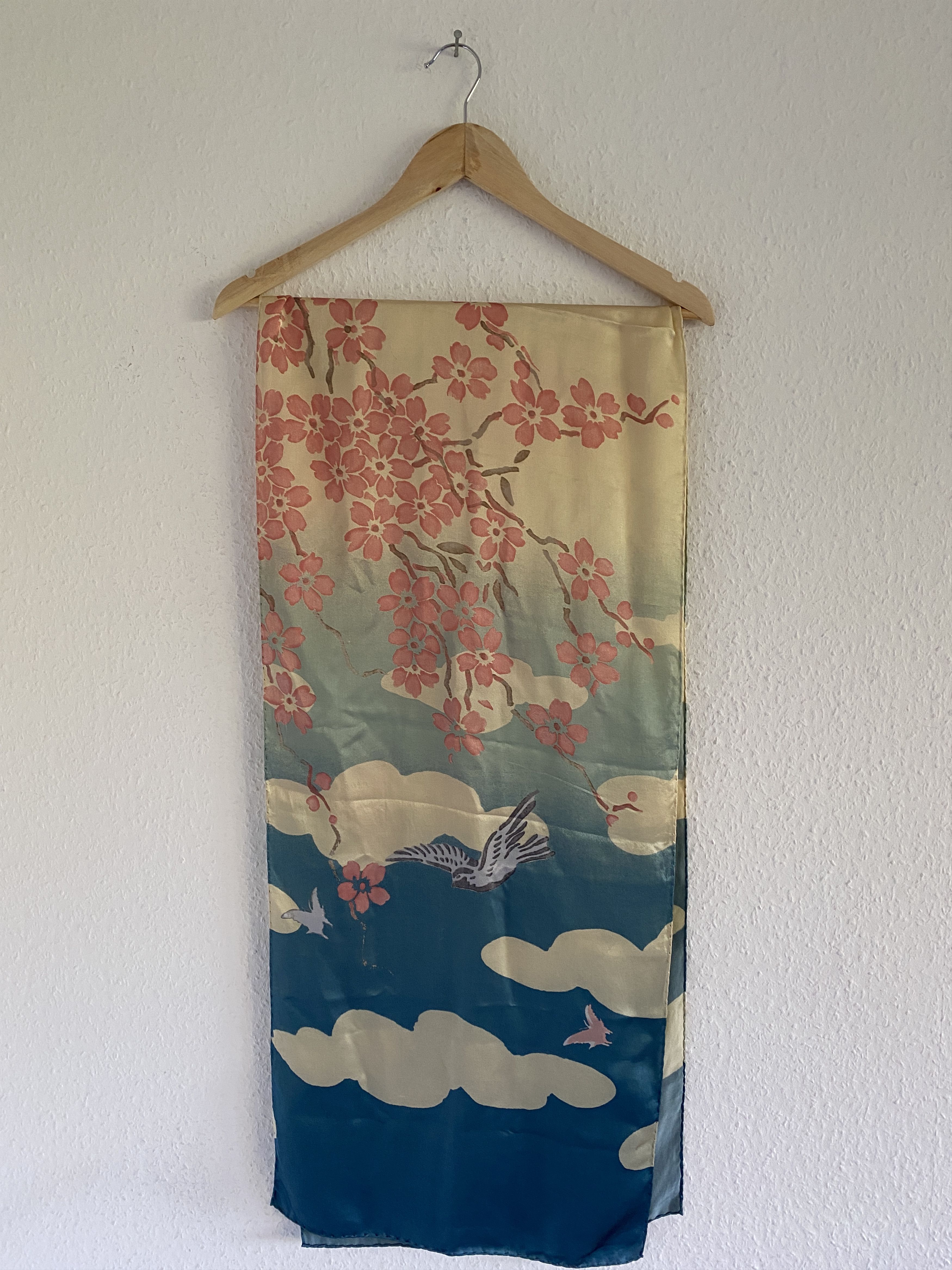 SS03 Japanese print silk scarf by Tom Ford