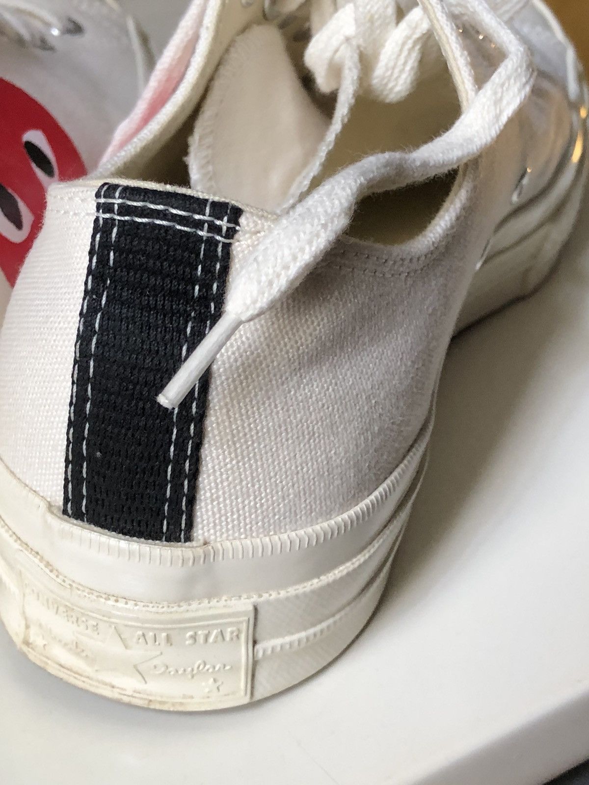 Comme des Garcons × Converse Comme des Garcons x Chuck Taylor 1970 Low Play Size US 9.5 / EU 42-43 - 4 Thumbnail
