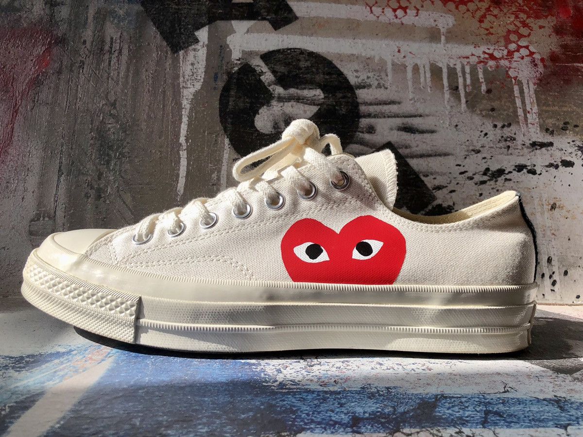 Comme des Garcons × Converse Comme des Garcons x Chuck Taylor 1970 Low Play Size US 9.5 / EU 42-43 - 1 Thumbnail