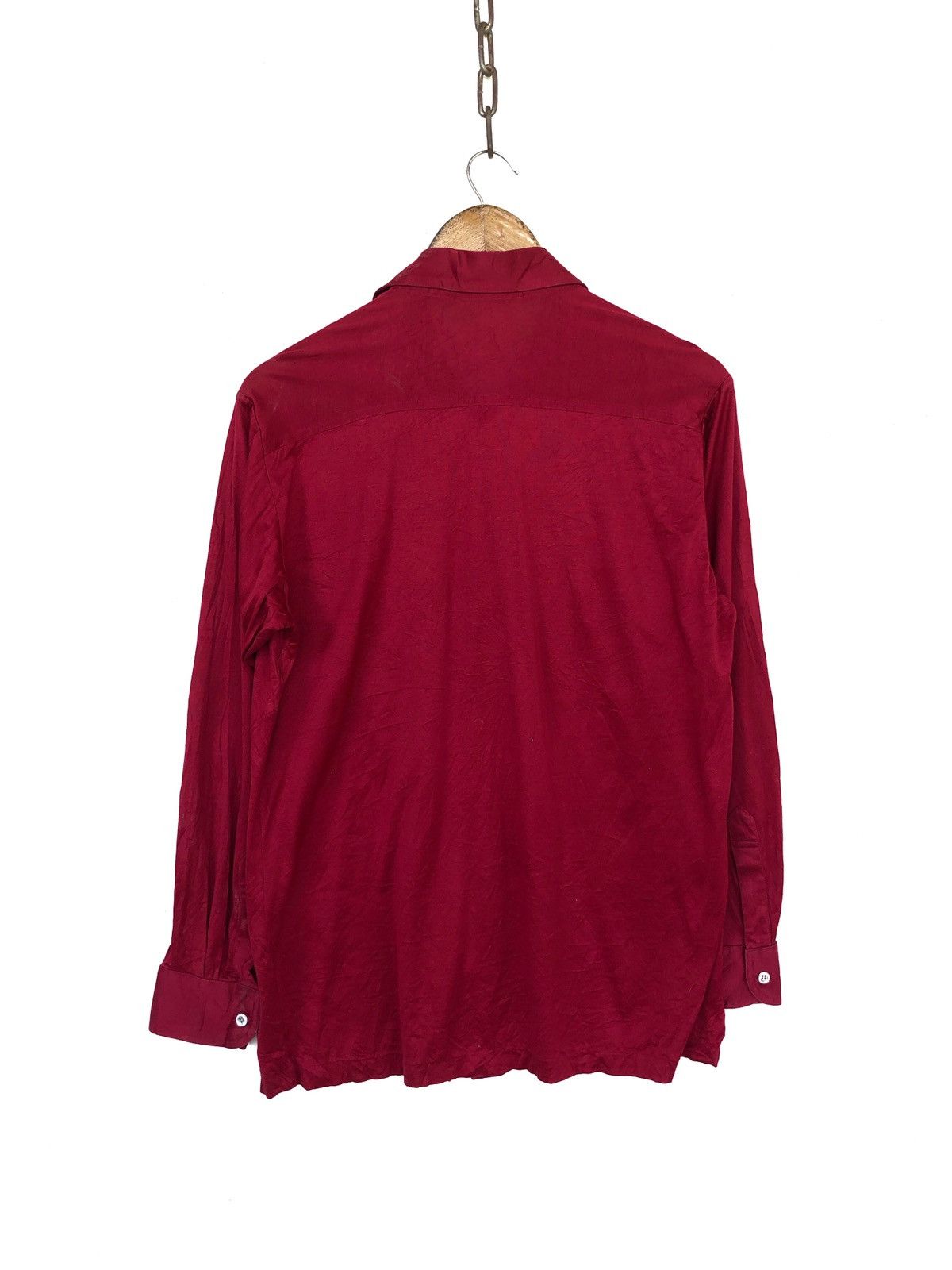 Saint Laurent Paris Classic Yves Saint Lauren PH Paris ™️ Logo Stretch Shirt Size US M / EU 48-50 / 2 - 4 Thumbnail