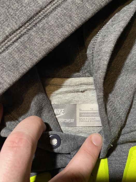 Nike nike big swoosh hoodie neon green Size US XL / EU 56 / 4 - 2 Preview