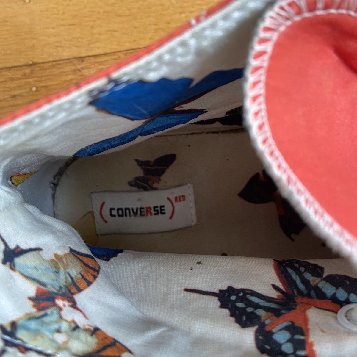 Converse Chuck Taylor Red Hi Damien Hurst Size US 12 / EU 45 - 4 Thumbnail
