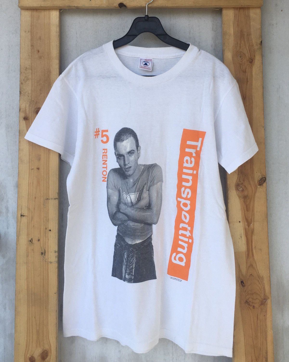 Vintage RARE Vintage 90s Trainspotting Movie #RENTON Shirt | Grailed