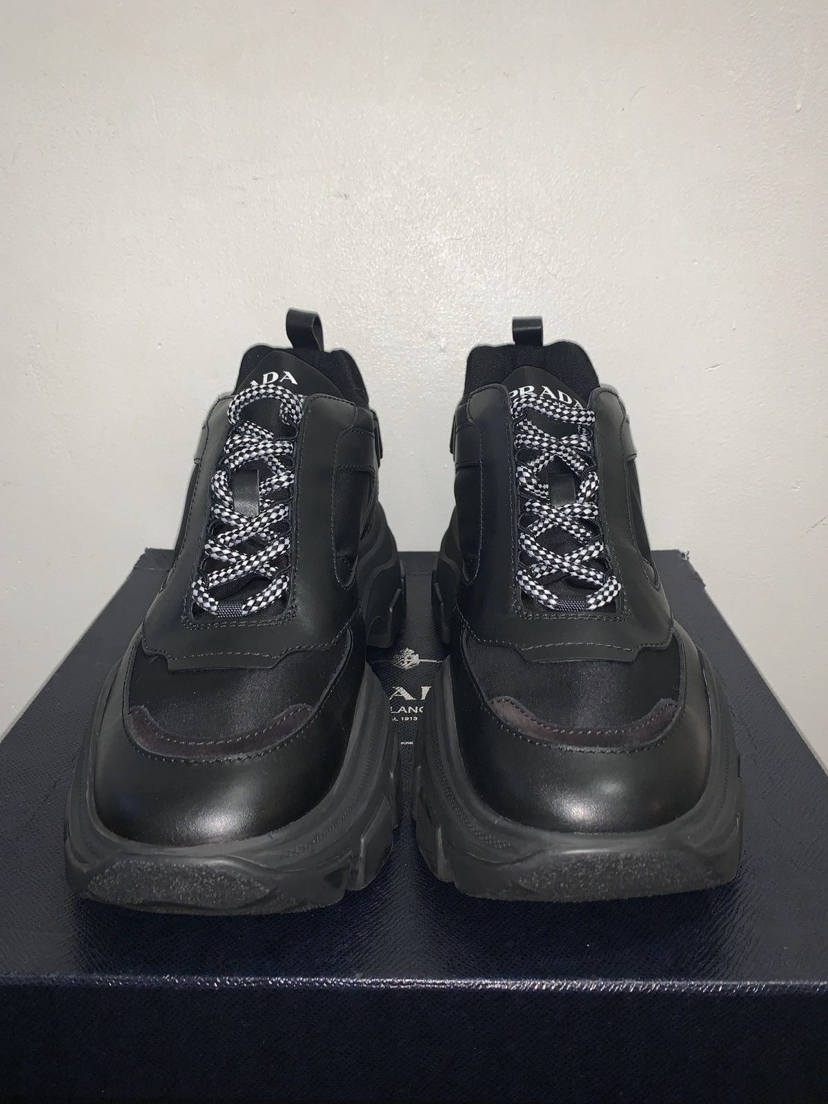 Prada pegasus chunky sneakers outlet
