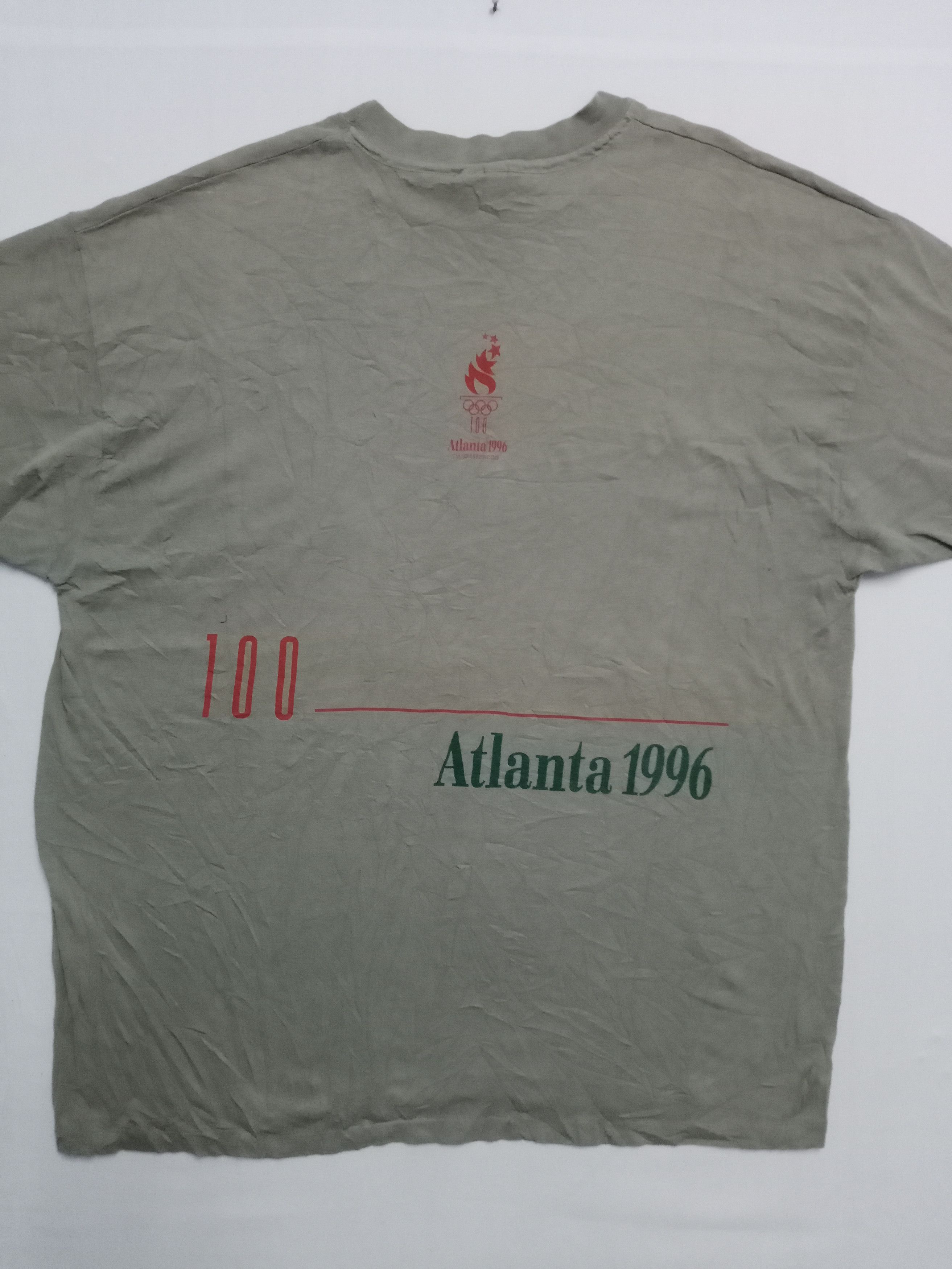 USA Olympics × Vintage Vintage Olimpik Games Atlanta 1996 Big Size Tshirt Size US XL / EU 56 / 4 - 3 Thumbnail