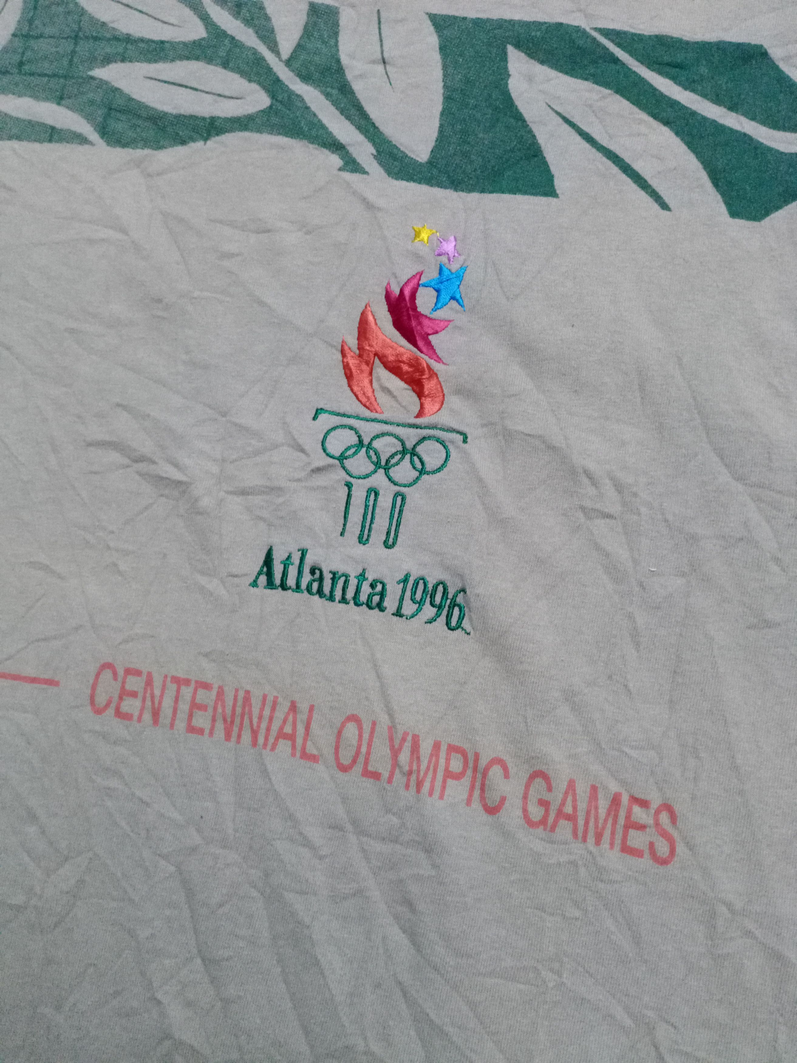 USA Olympics × Vintage Vintage Olimpik Games Atlanta 1996 Big Size Tshirt Size US XL / EU 56 / 4 - 7 Thumbnail