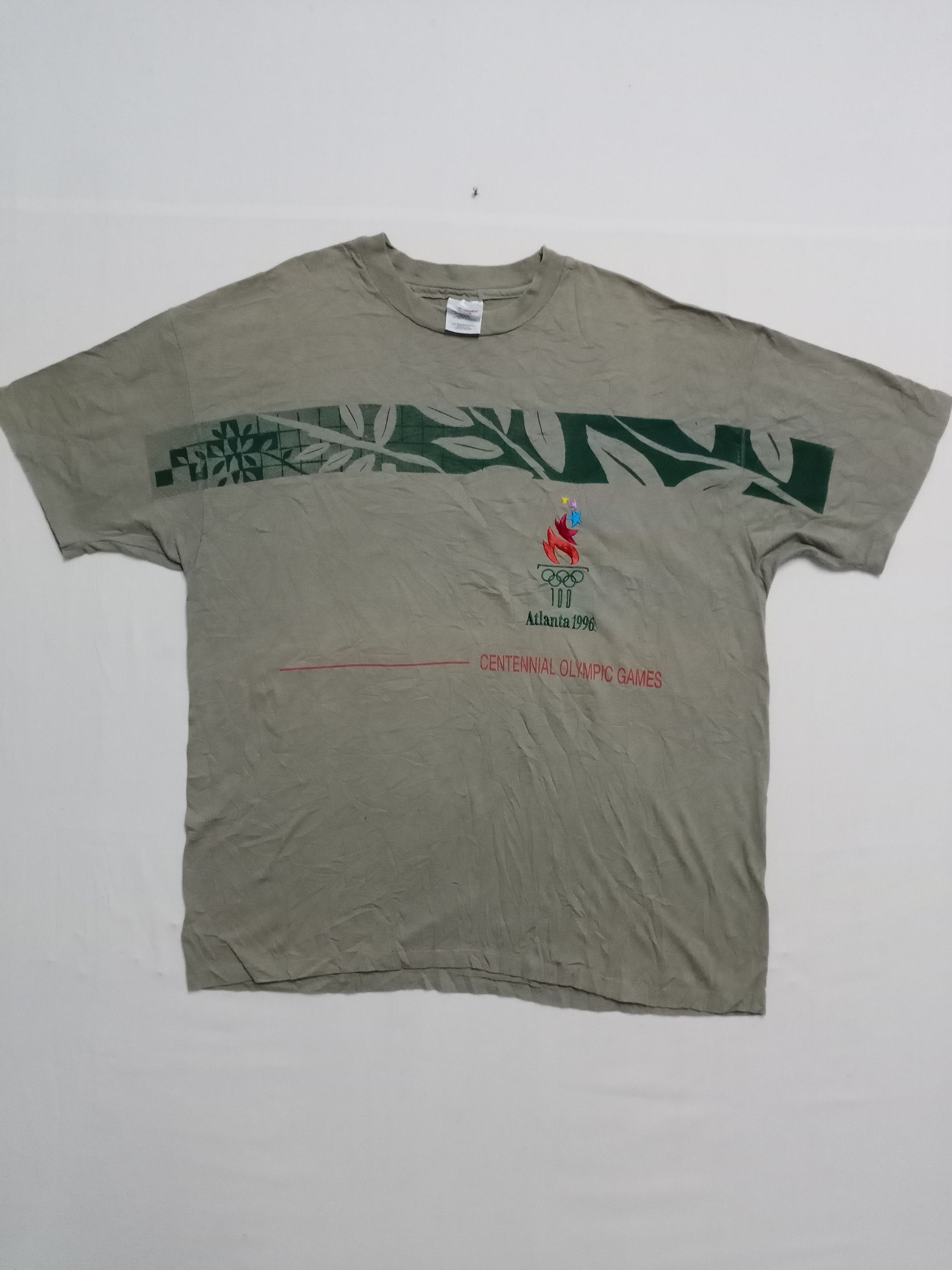 USA Olympics × Vintage Vintage Olimpik Games Atlanta 1996 Big Size Tshirt Size US XL / EU 56 / 4 - 1 Thumbnail