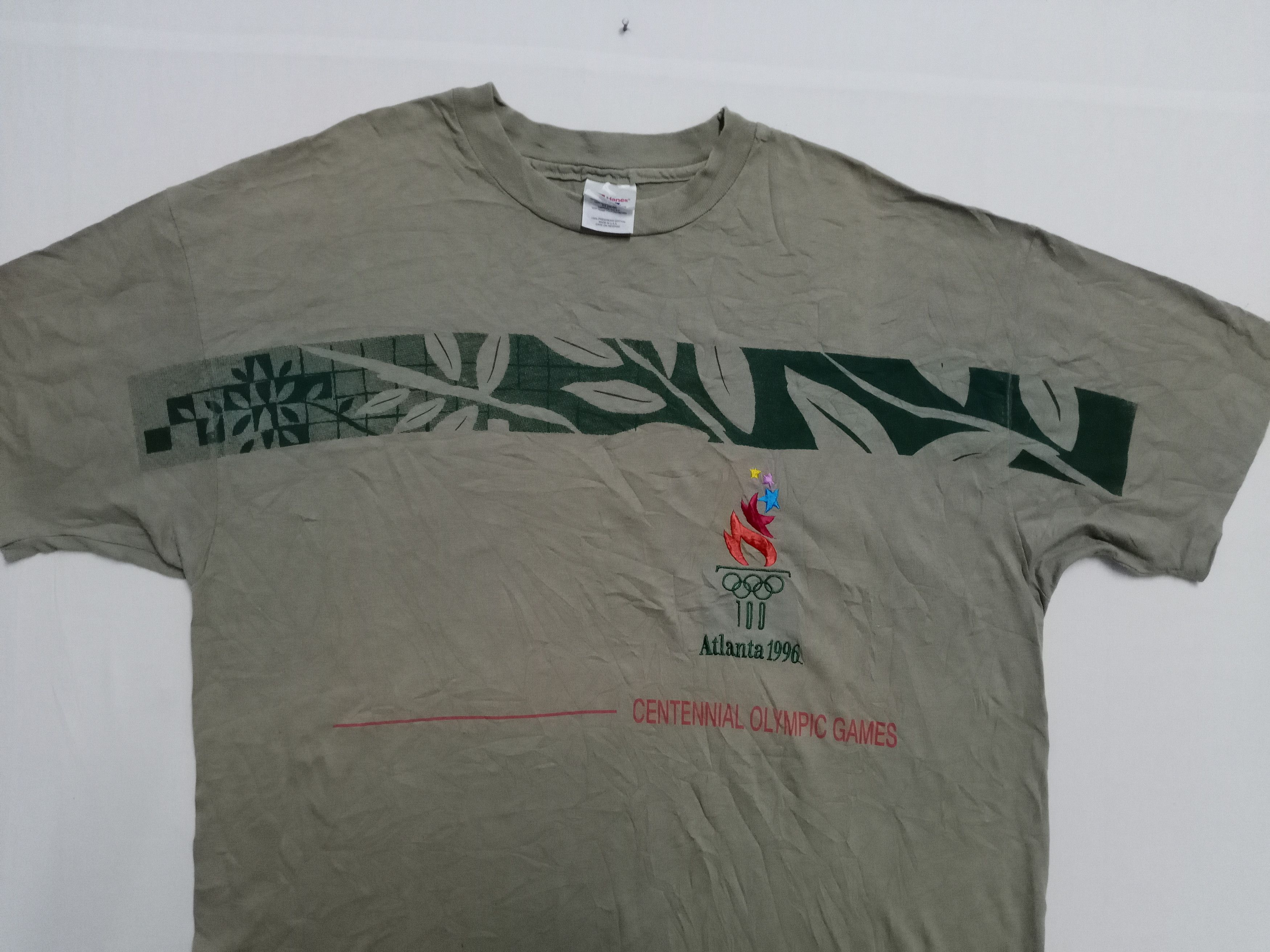 USA Olympics × Vintage Vintage Olimpik Games Atlanta 1996 Big Size Tshirt Size US XL / EU 56 / 4 - 8 Thumbnail