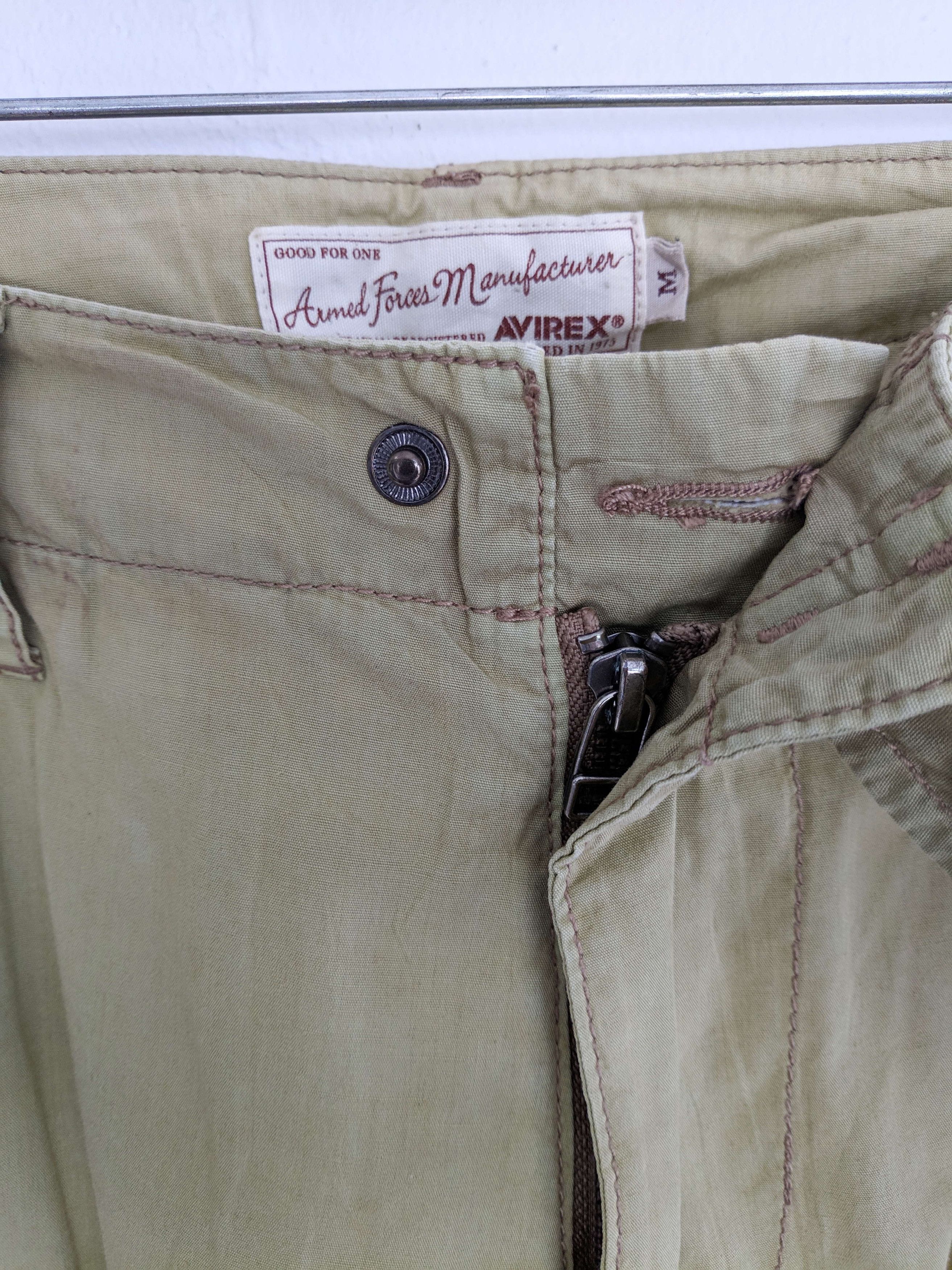 Avirex Army Cargo multi pocket tactical light military pants Size US 32 / EU 48 - 14 Thumbnail
