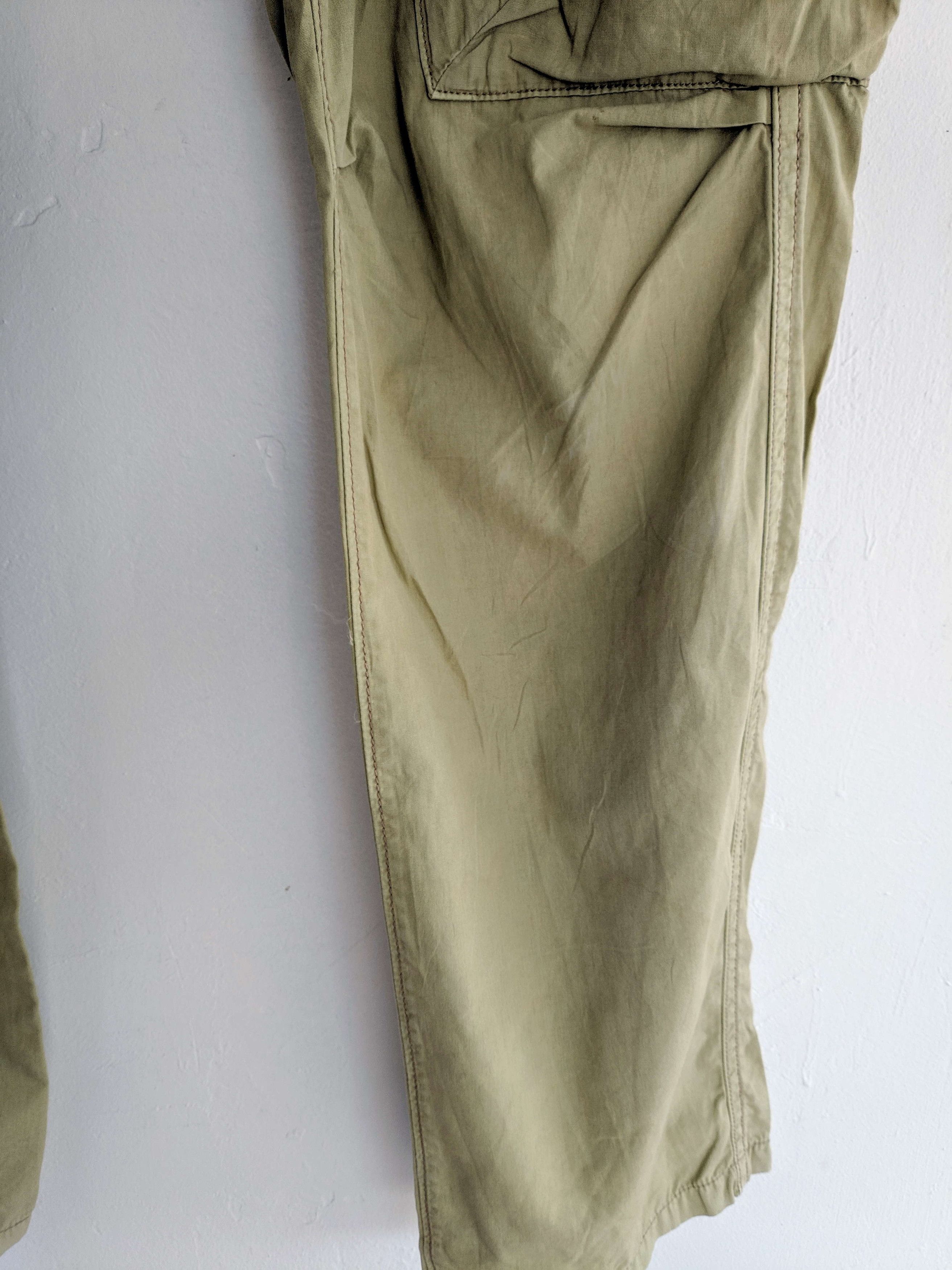 Avirex Army Cargo multi pocket tactical light military pants Size US 32 / EU 48 - 7 Thumbnail