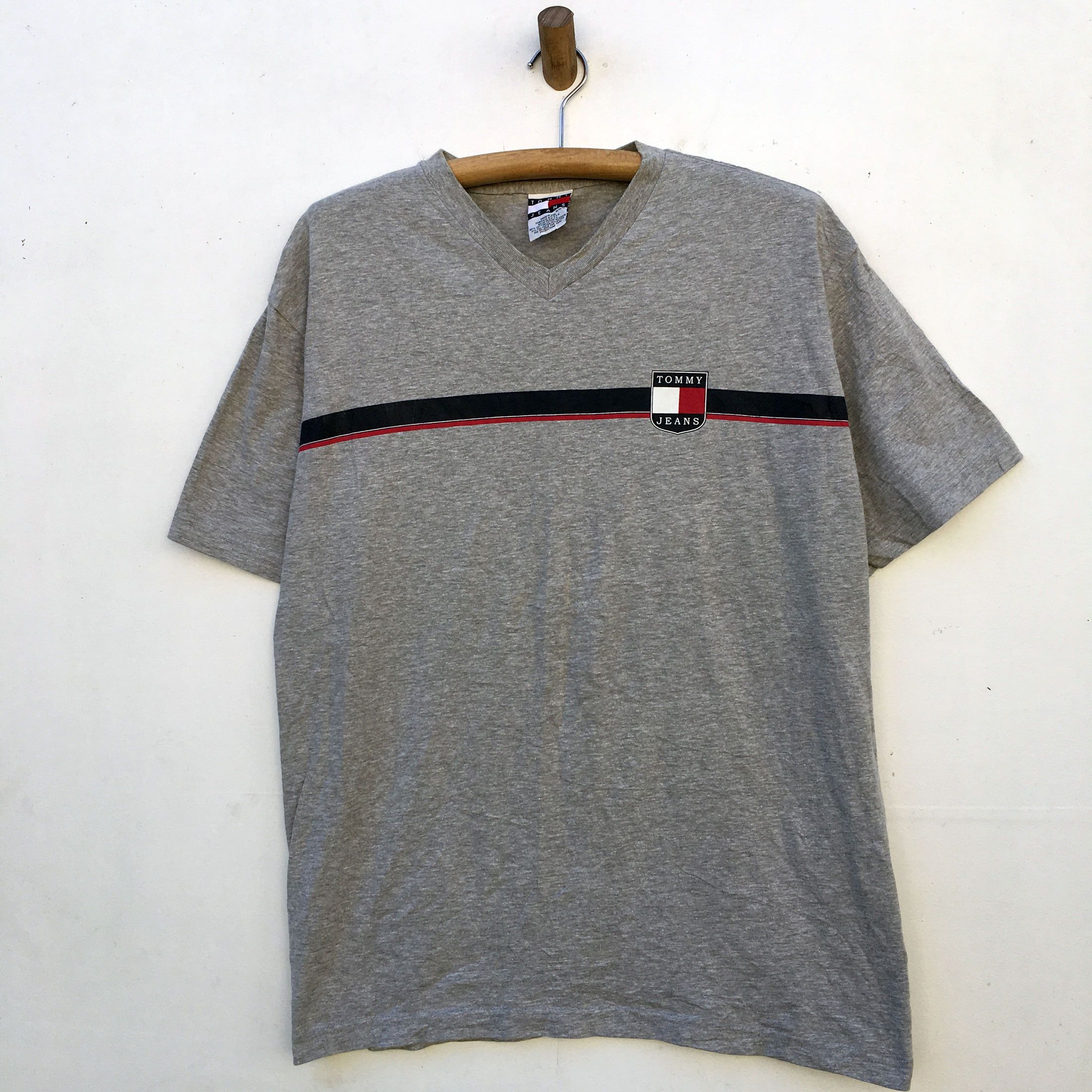 Vintage Tommy V Neck Usa 90's