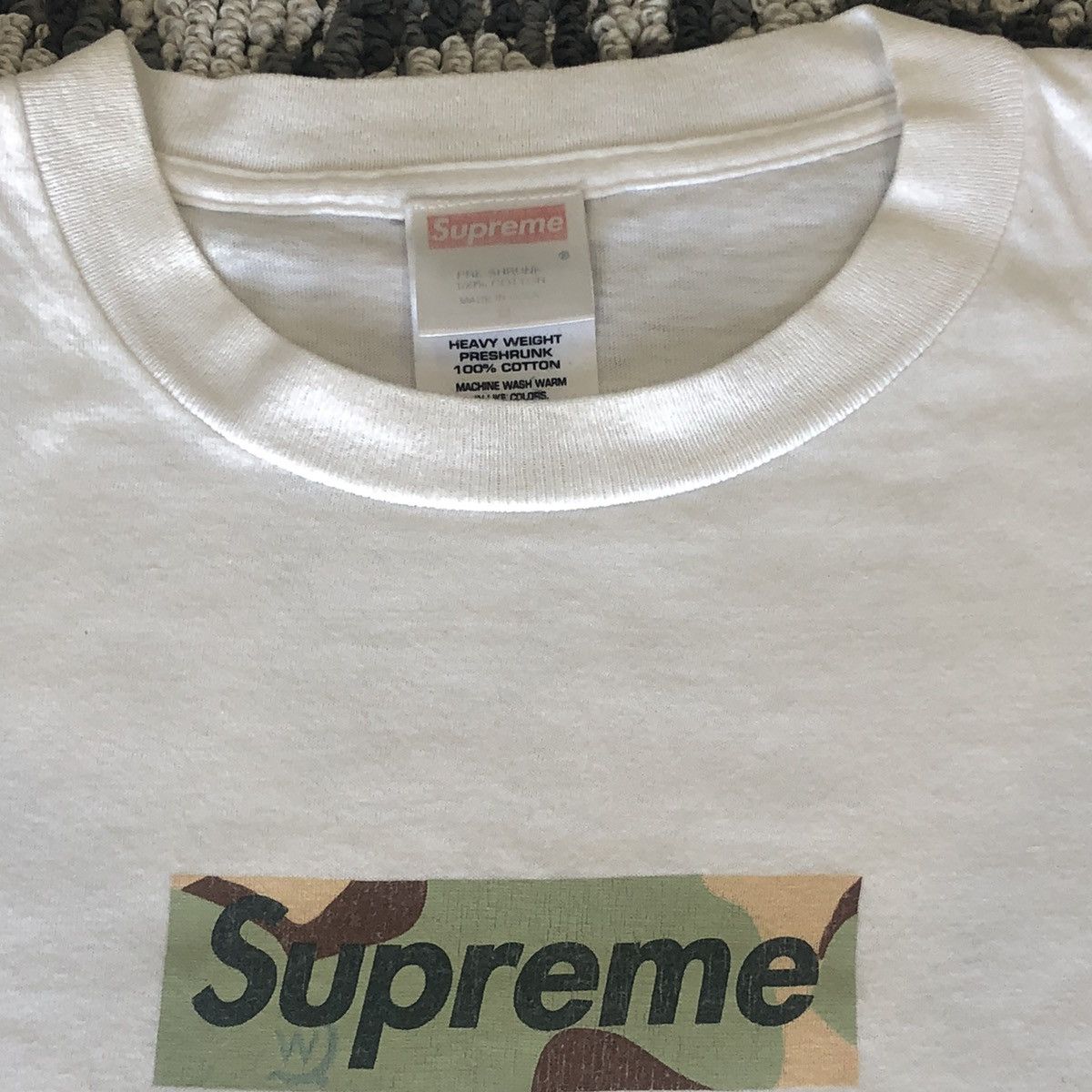 Supreme × Wtaps 1998 Supreme x Wtaps Box Logo Tee | Grailed