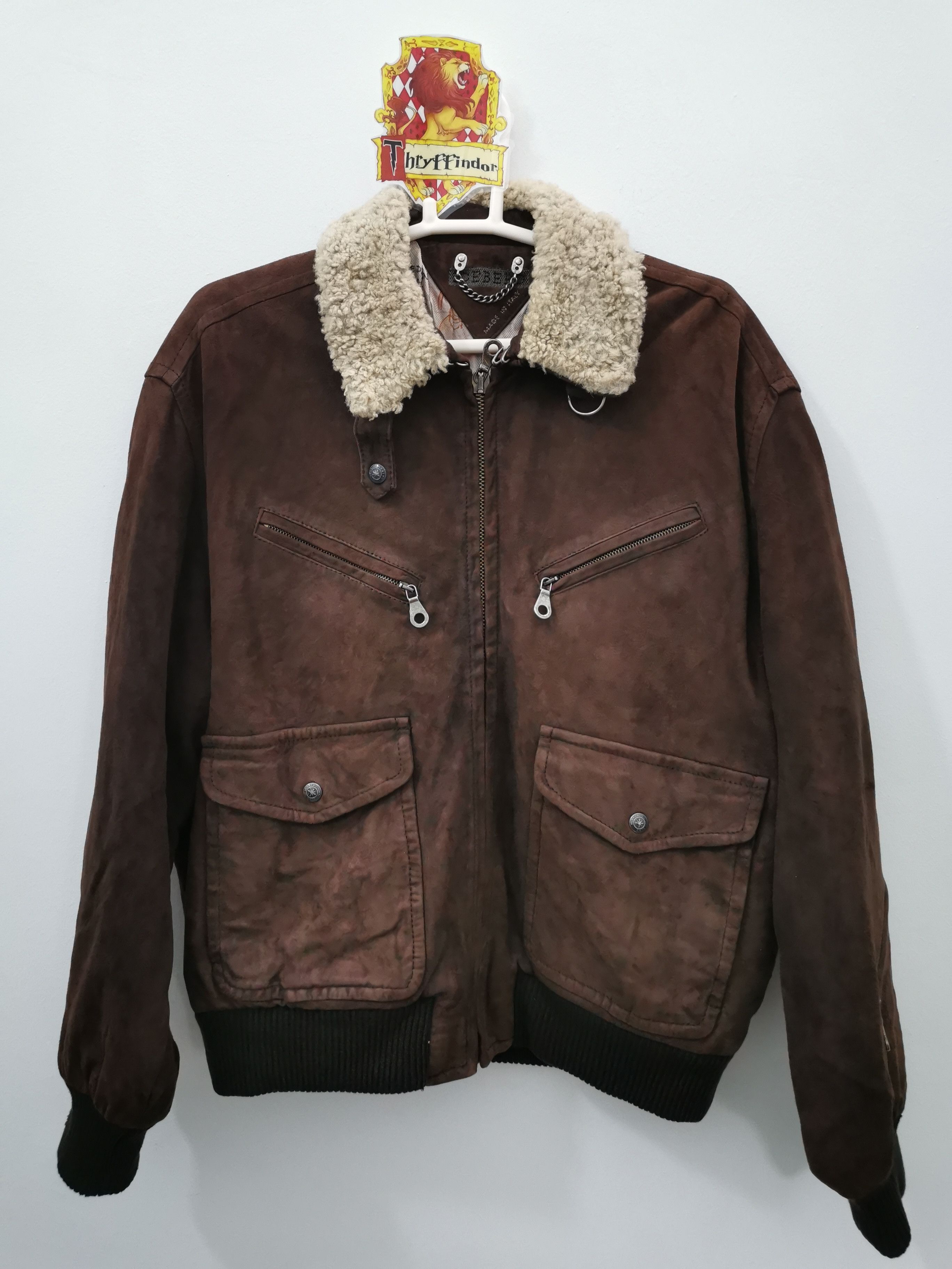 Vintage ‼️2 DAYS SALE‼️Iceberg x Disney Leather Bomber Jacket | Grailed