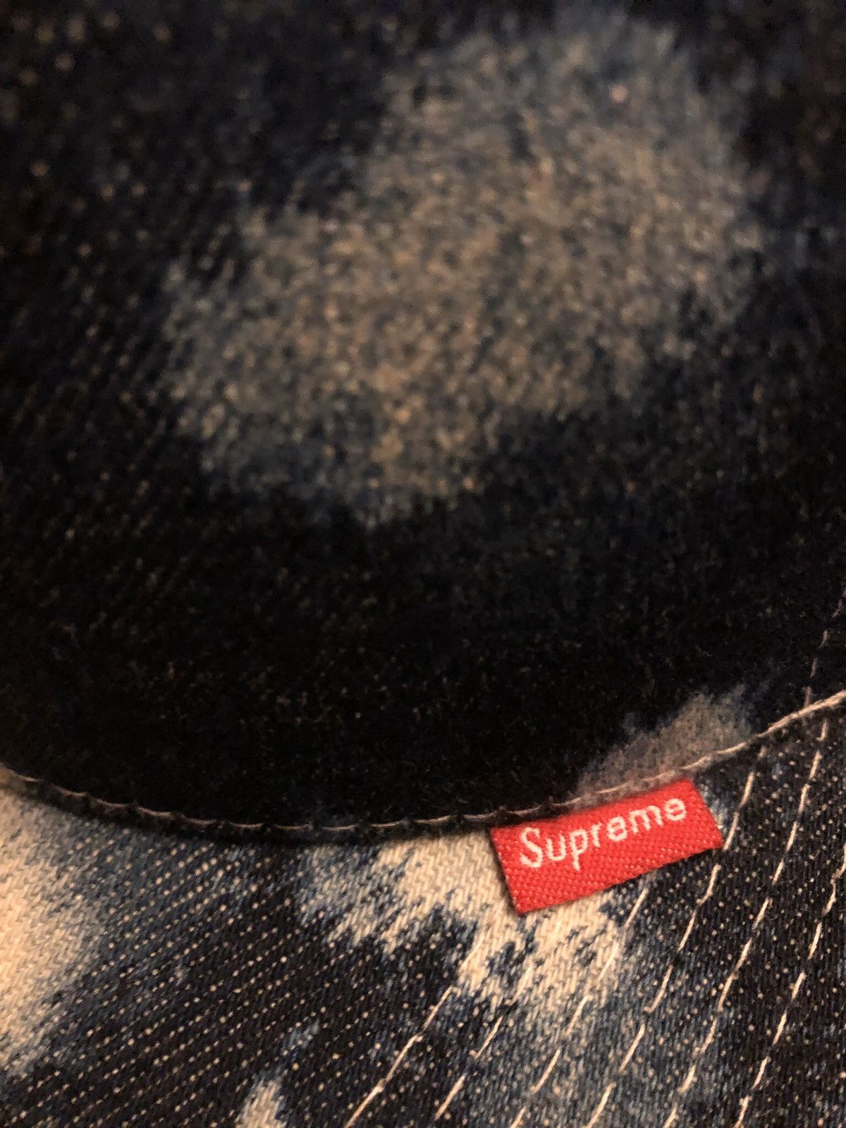 Supreme SS10 Supreme Bleached Denim SnapBack Size ONE SIZE - 4 Thumbnail