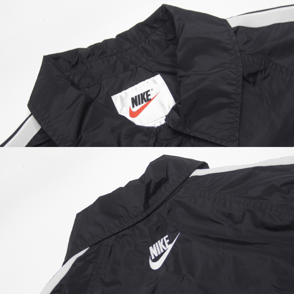 Nike Swoosh Logo Nylon Jacket Size US L / EU 52-54 / 3 - 4 Thumbnail