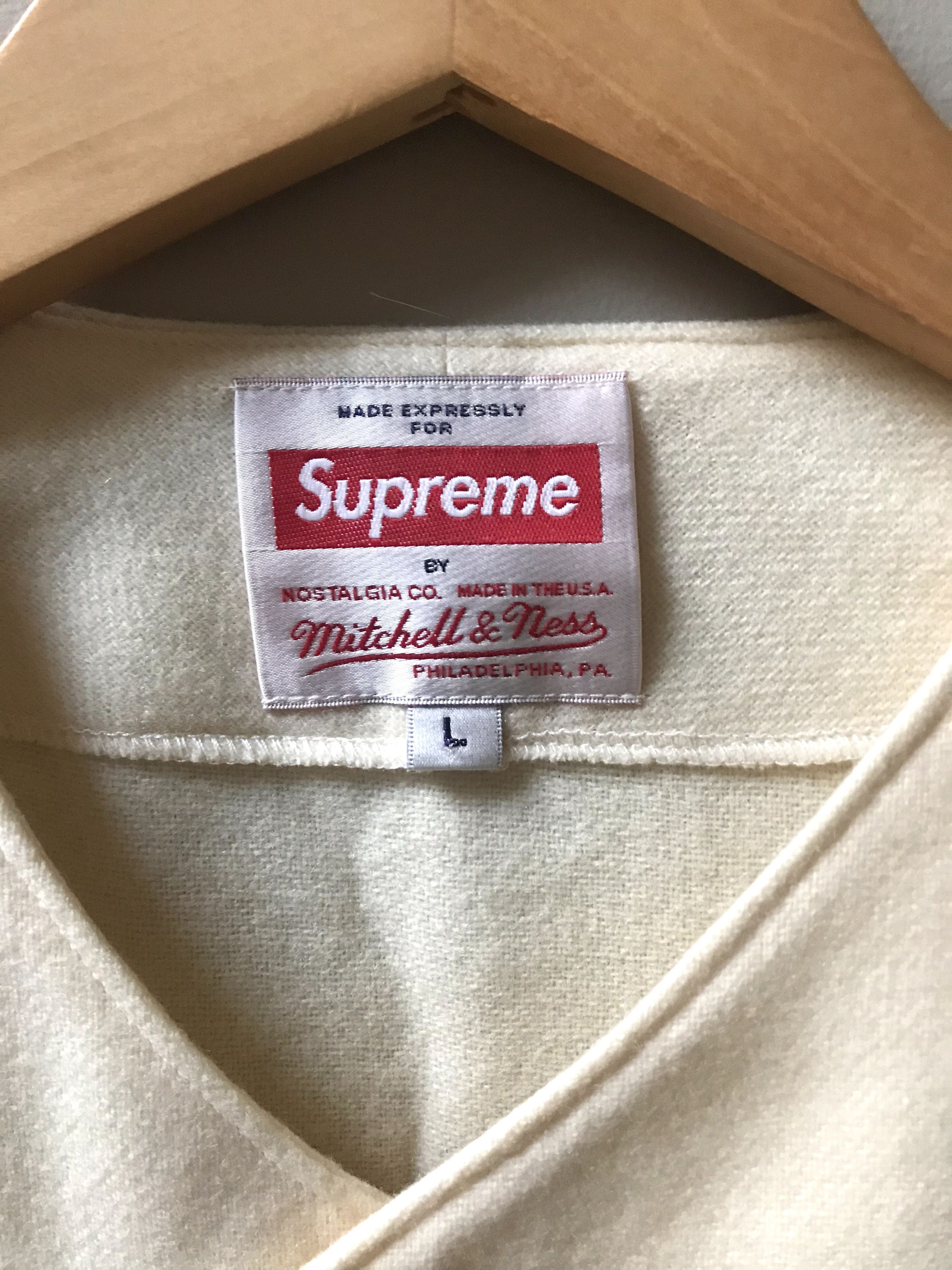 Supreme Supreme X Mitchell & Ness Baseball Jersey Size US L / EU 52-54 / 3 - 2 Preview