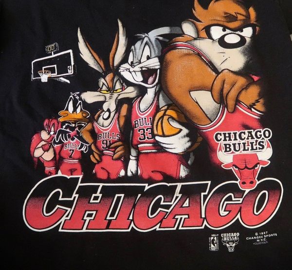 Vintage 1997 Chicago Bulls Looney Tunes NBA Tee by Changes Sport NYC ...