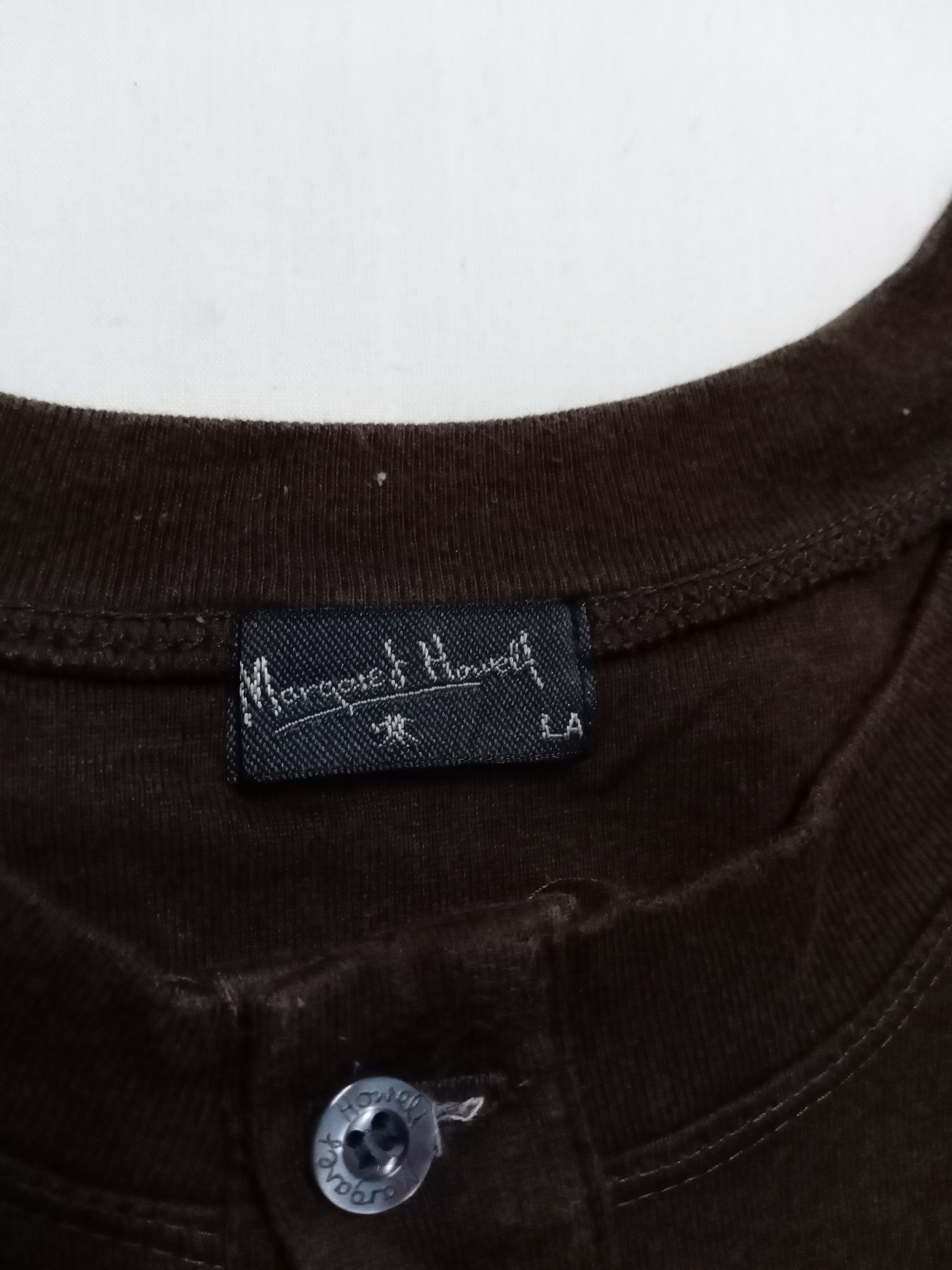 Margaret Howell Rare Vintage Margaret Howell Button Plain Tshirt Size US L / EU 52-54 / 3 - 4 Thumbnail