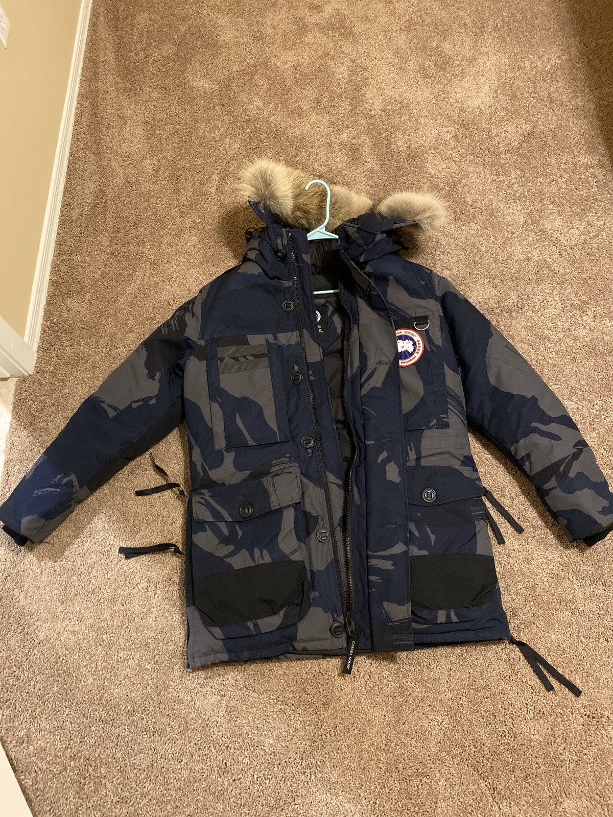 Canada Goose Rare canada goose macculloch parka blue camo Grailed