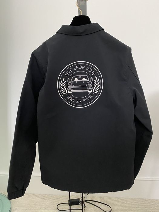 Aime Leon Dore Aime Leon Dore x Porsche ALD 964 Coaches Jacket Black Grailed