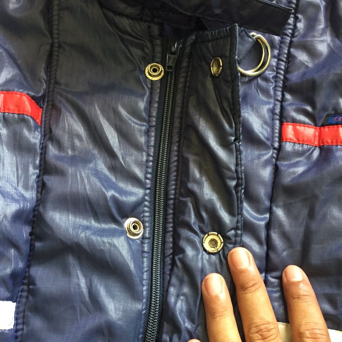 Japanese Brand Sun Faded Center Man Puffer Like Jacket Detachable Sleeve Size US L / EU 52-54 / 3 - 8 Thumbnail