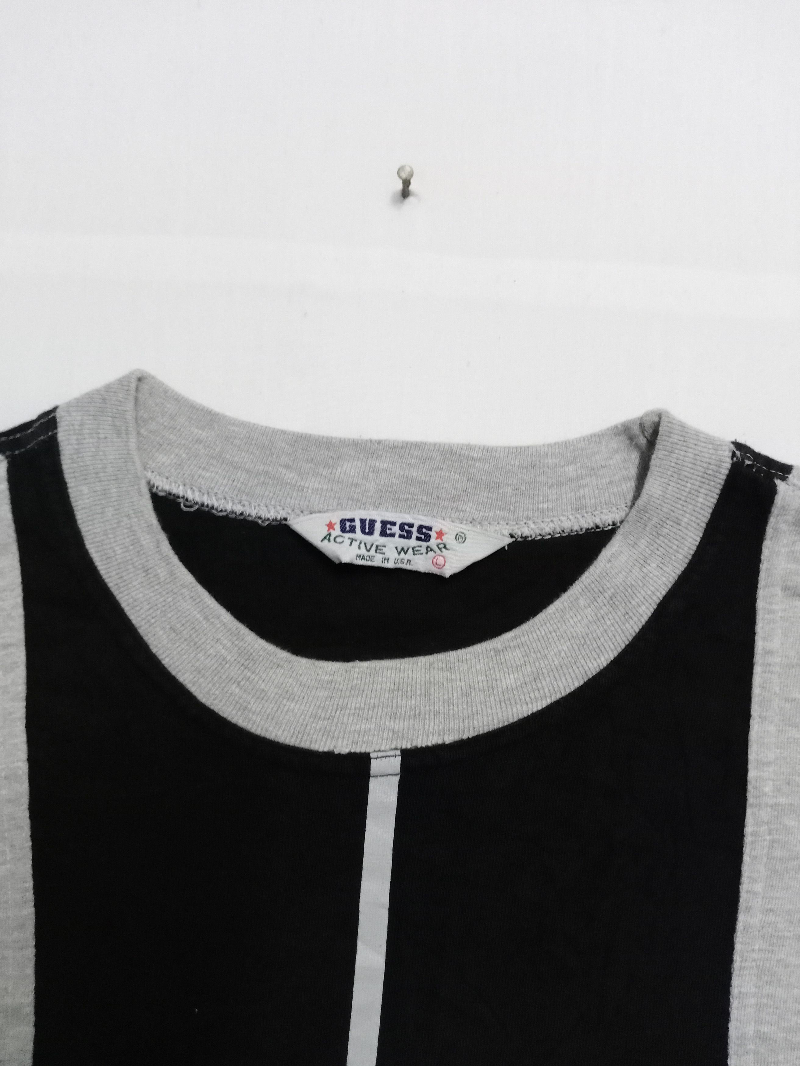 Guess × Vintage Vintage Guess Sport USA 1996 Big Logo T-Shirt Size US L / EU 52-54 / 3 - 4 Thumbnail