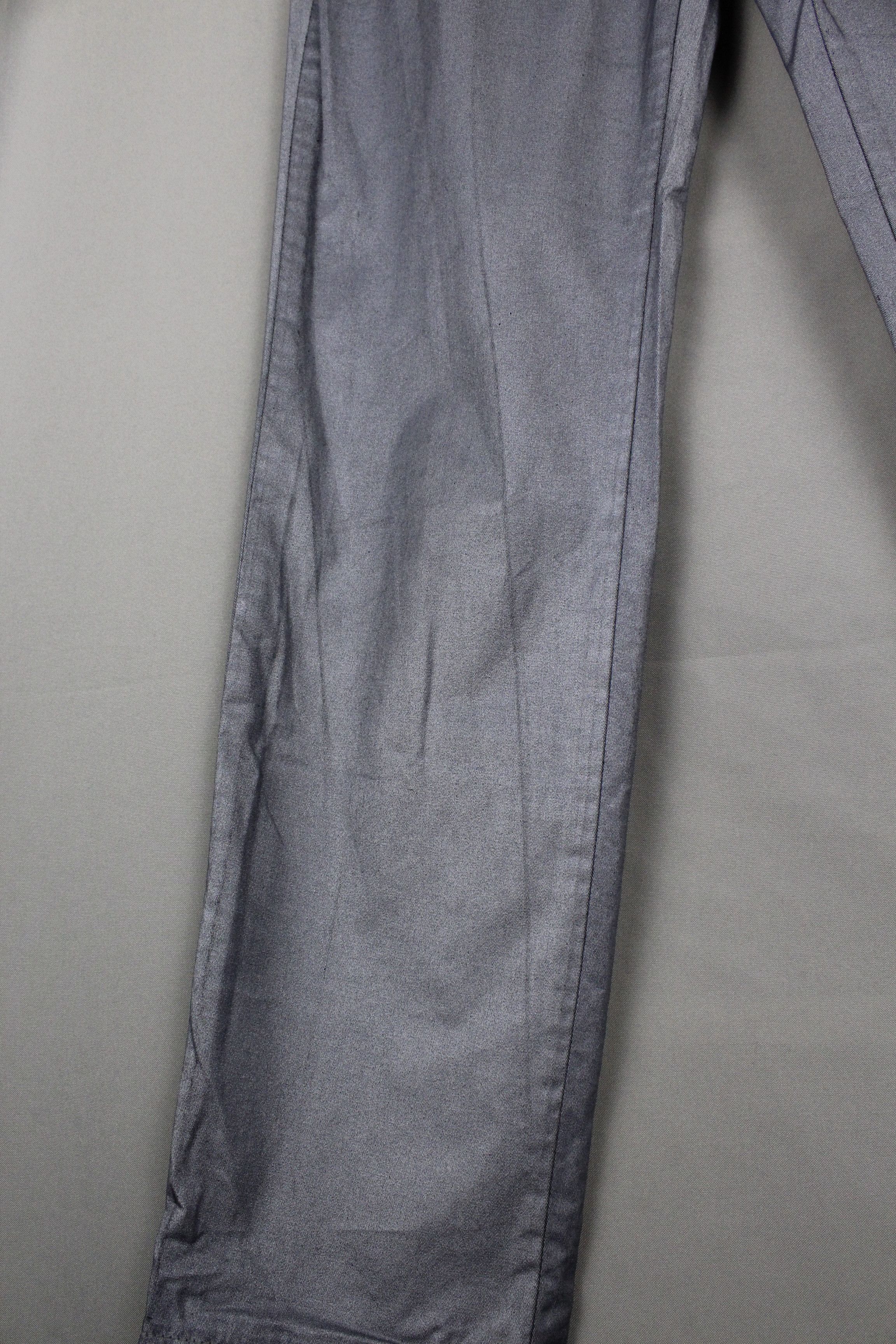 Versace Vintage Versace Jeans Couture Logo Silver Gray Pants Size US 30 / EU 46 - 7 Thumbnail