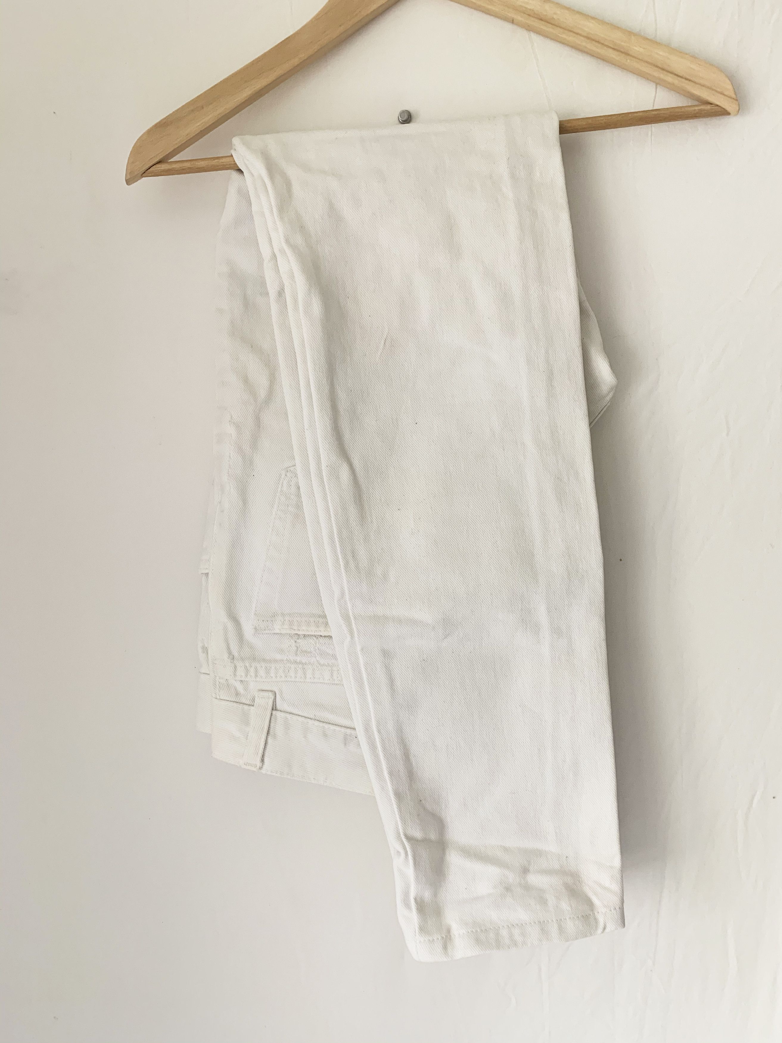 Helmut Lang Vintage Helmut Lang Distressed Denim White Size US 30 / EU 46 - 4 Thumbnail