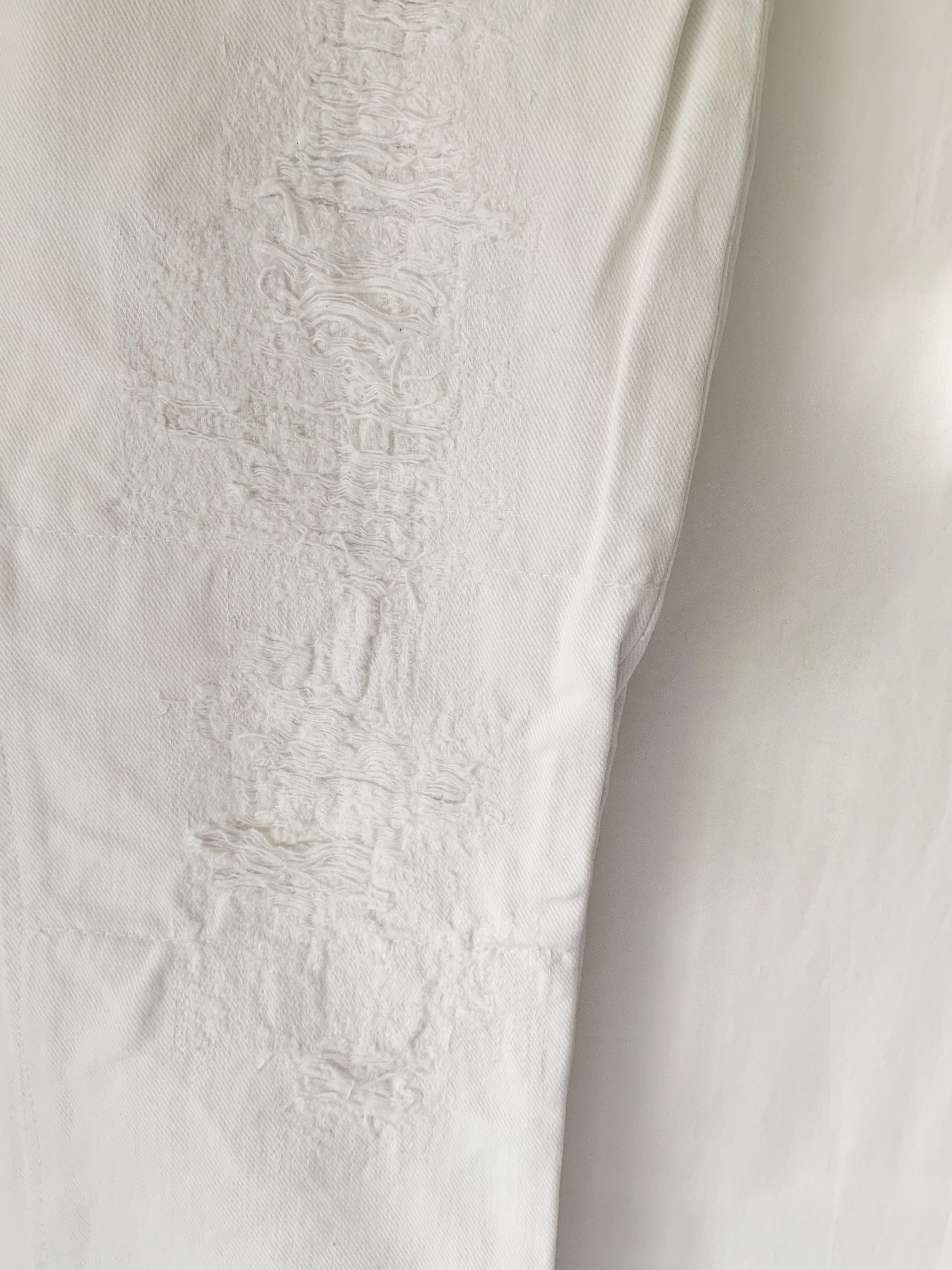 Helmut Lang Vintage Helmut Lang Distressed Denim White Size US 30 / EU 46 - 6 Thumbnail
