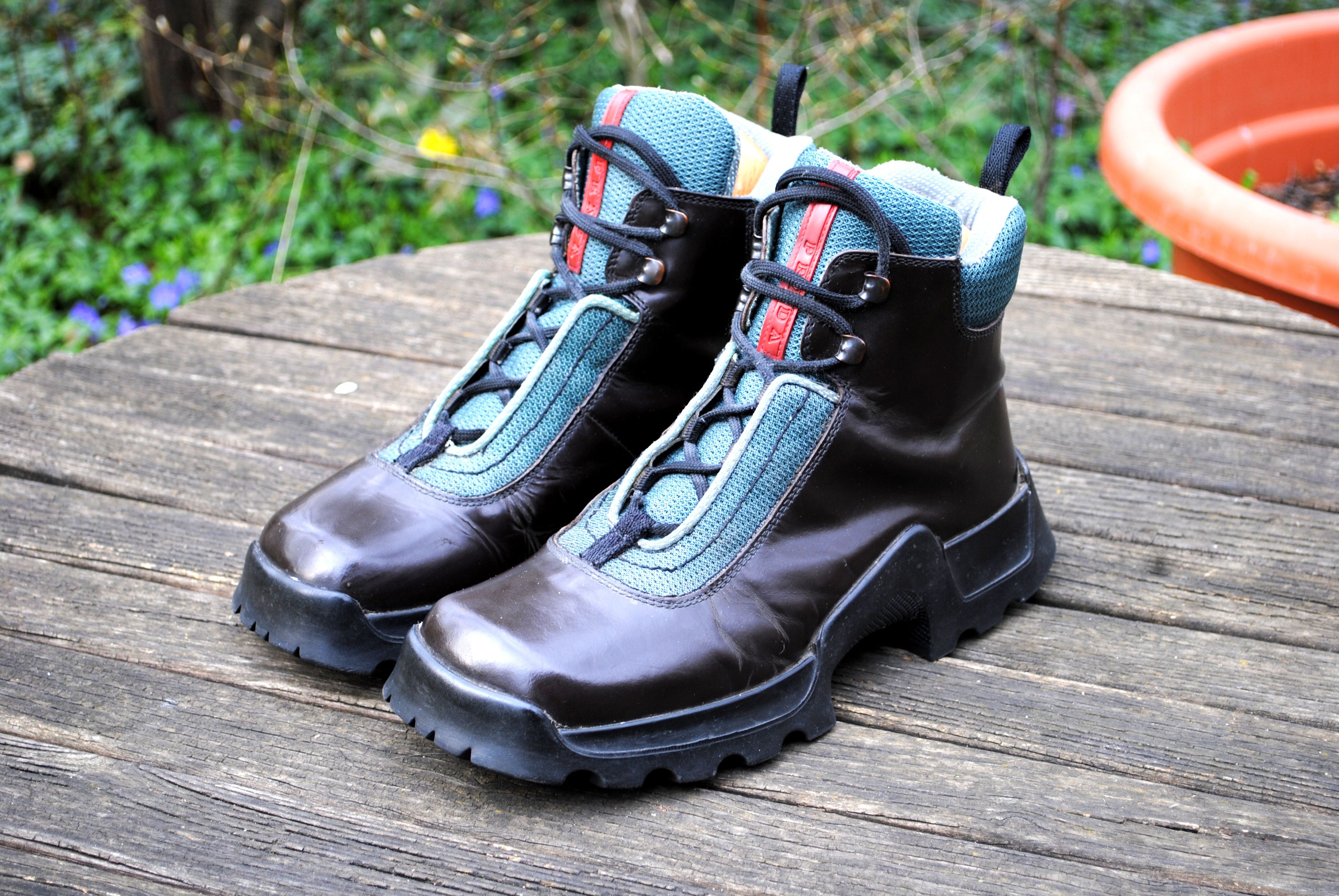 Prada Vintage Linea Rossa Sport Astro Boots Vibram | Grailed
