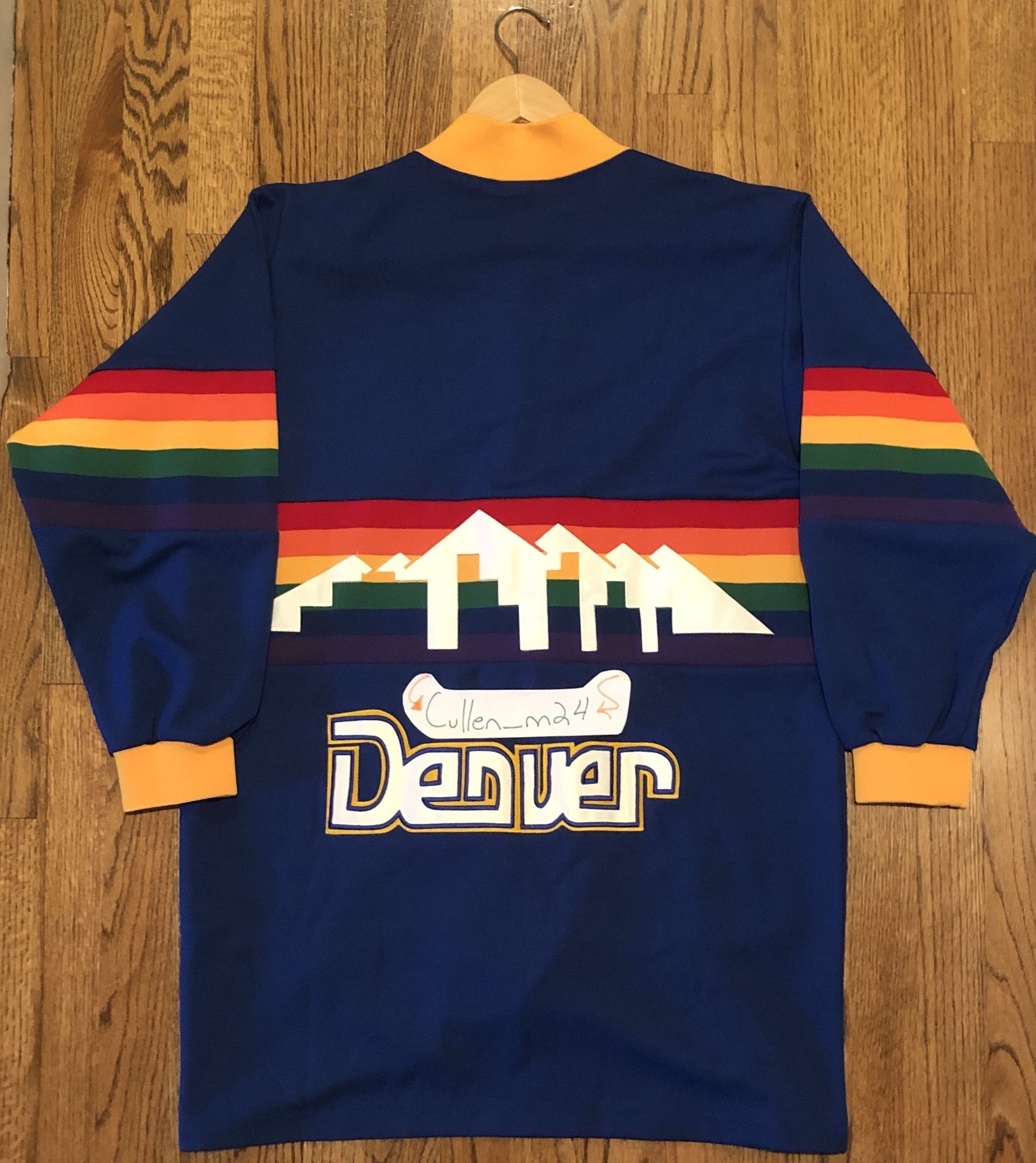 Mitchell Ness NBA Vintage Vintage Mitchell Ness Denver Nuggets Warm Up Jacket Grailed