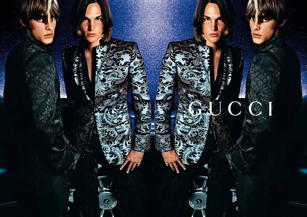 Gucci Gucci Tom Ford Spring 2000 ad campaign embroidered