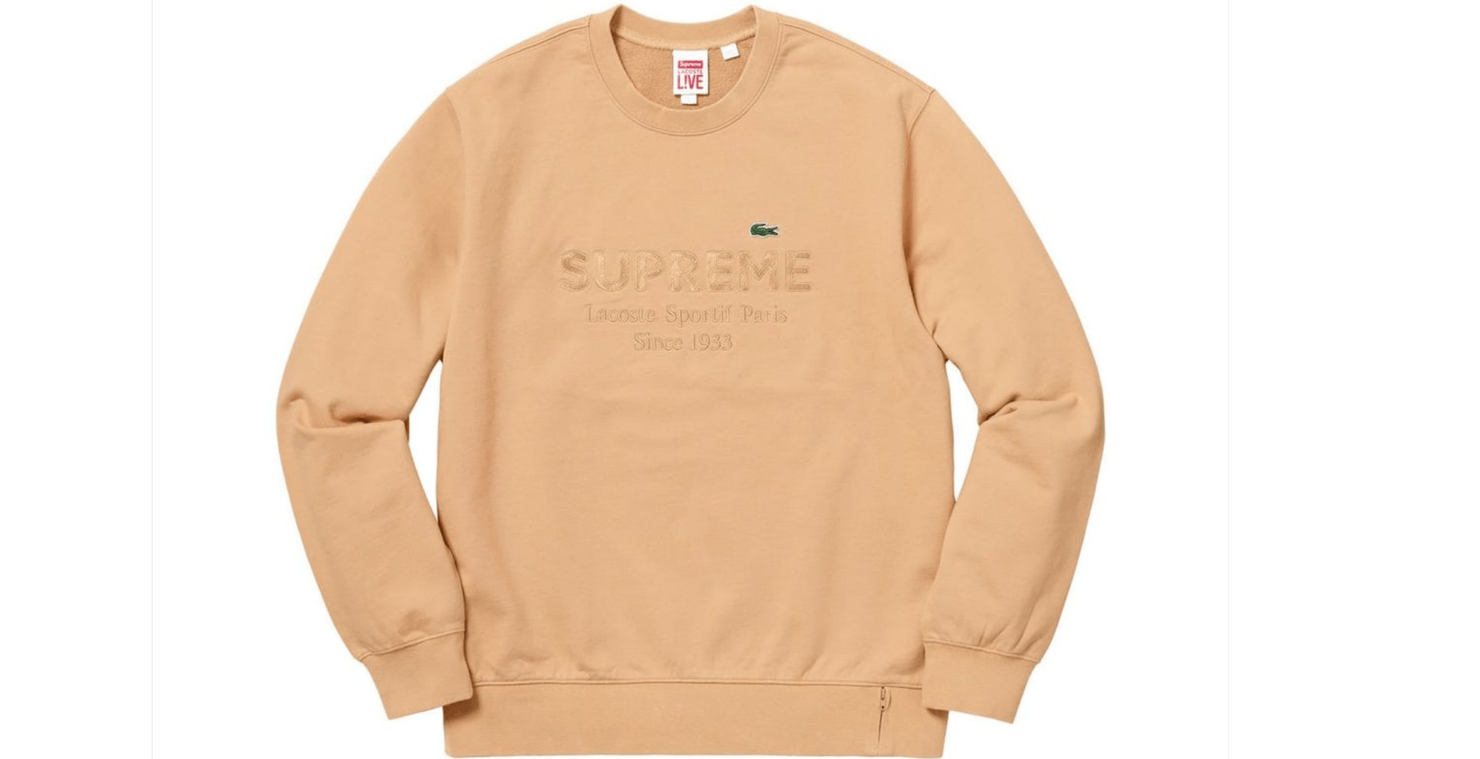 Lacoste × Supreme Lacoste x Supreme Tennis Sweater | Grailed