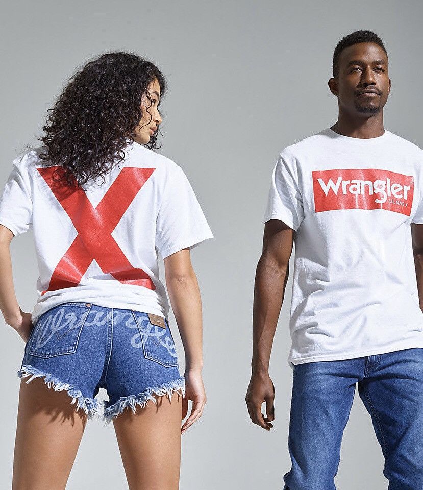 Lil fashion nas x wrangler shorts