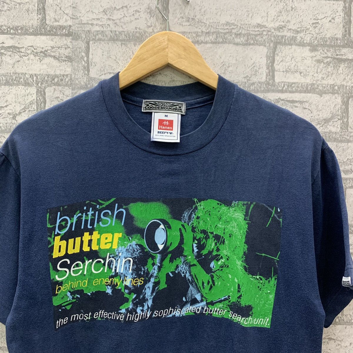GOODENOUGH Vintage 90s Goodenoughuk Good Enough Japanese Brand T-shirts Size US M / EU 48-50 / 2 - 3 Thumbnail