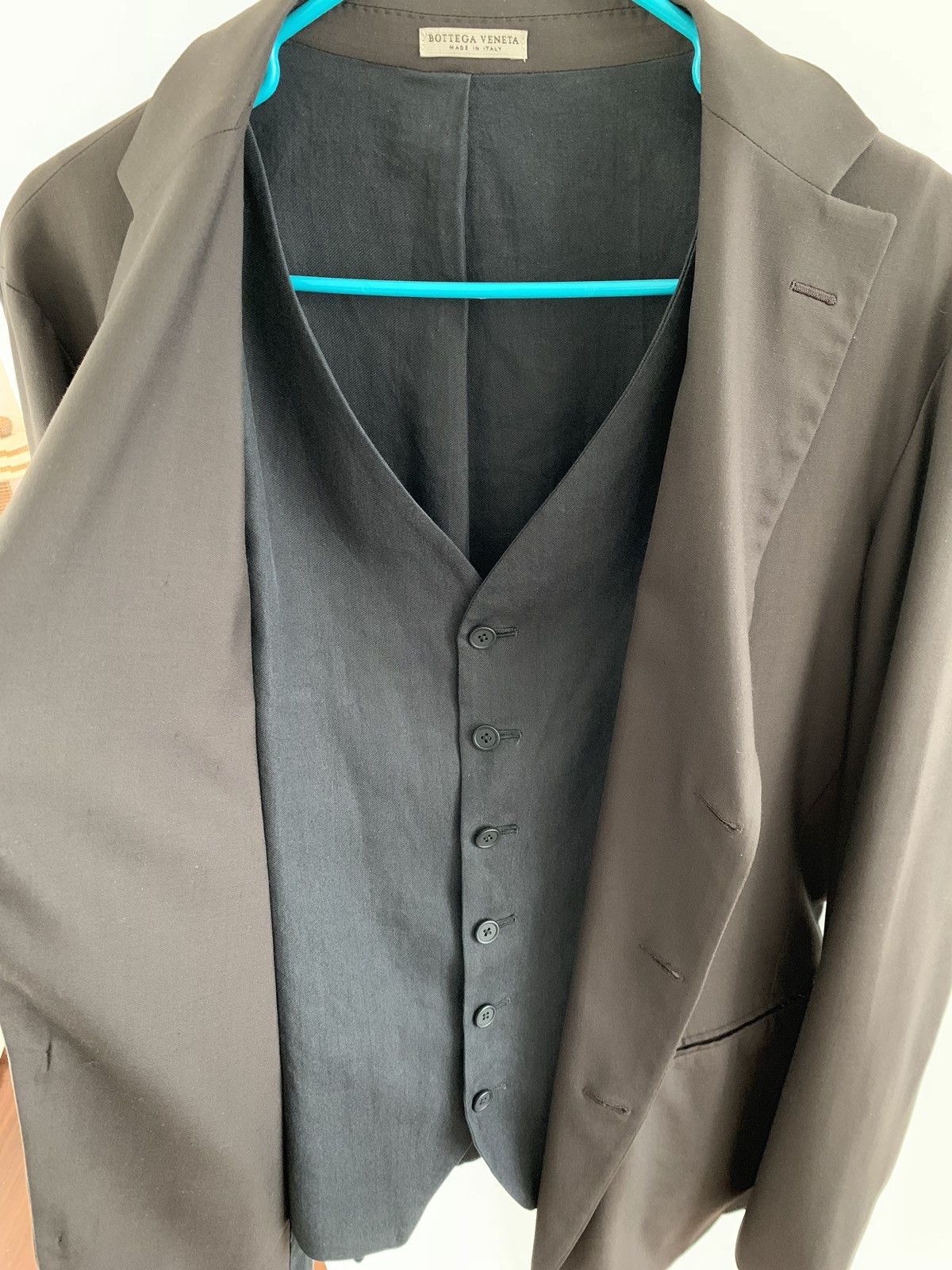 Bottega Veneta Brown blazer with built in vest Size 42R - 3 Thumbnail