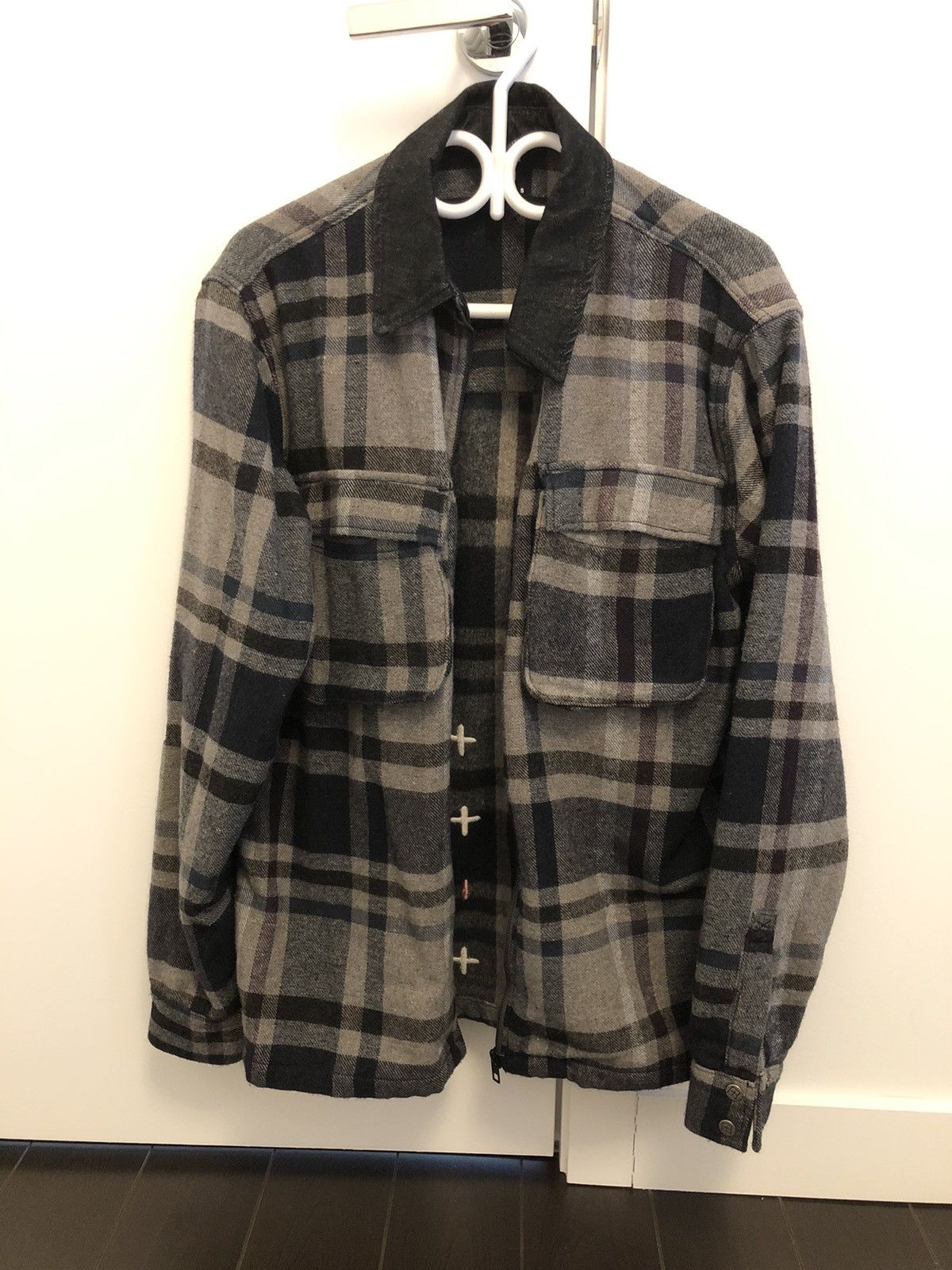 Ksubi Kith x Ksubi Kace Zip Shirt - Dark Plaid | Grailed