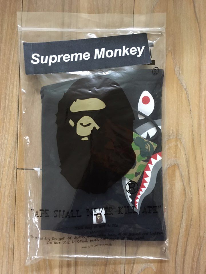 Bape Shark Sweat Neck Warmer Size ONE SIZE - 1 Thumbnail