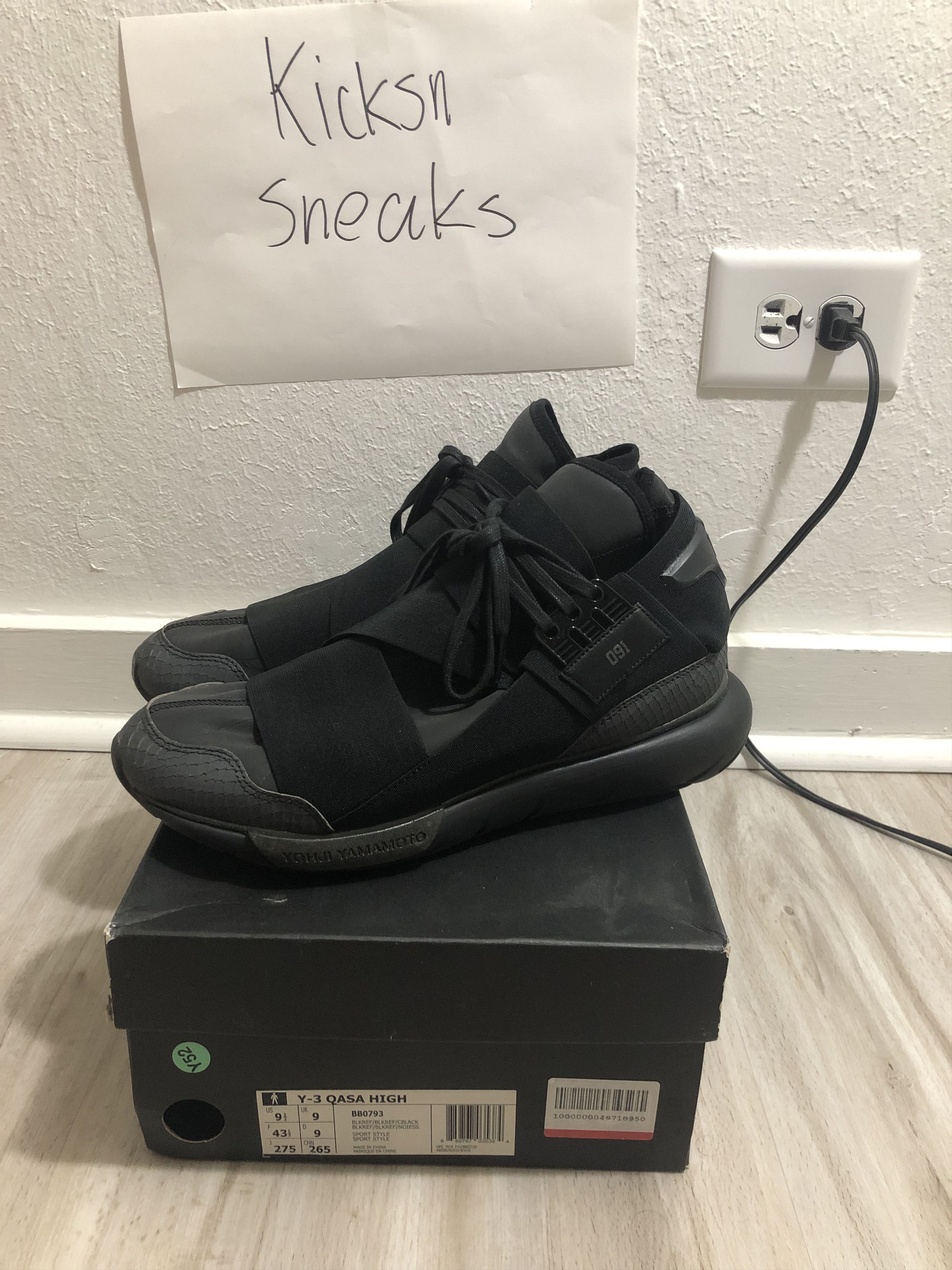Adidas Y 3 Qasa High 3M 91 300 Footwear