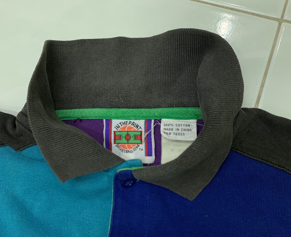 Vintage Vintage 90s Charlotte Hornets In The Paint Basketball Gear Size US M / EU 48-50 / 2 - 6 Thumbnail