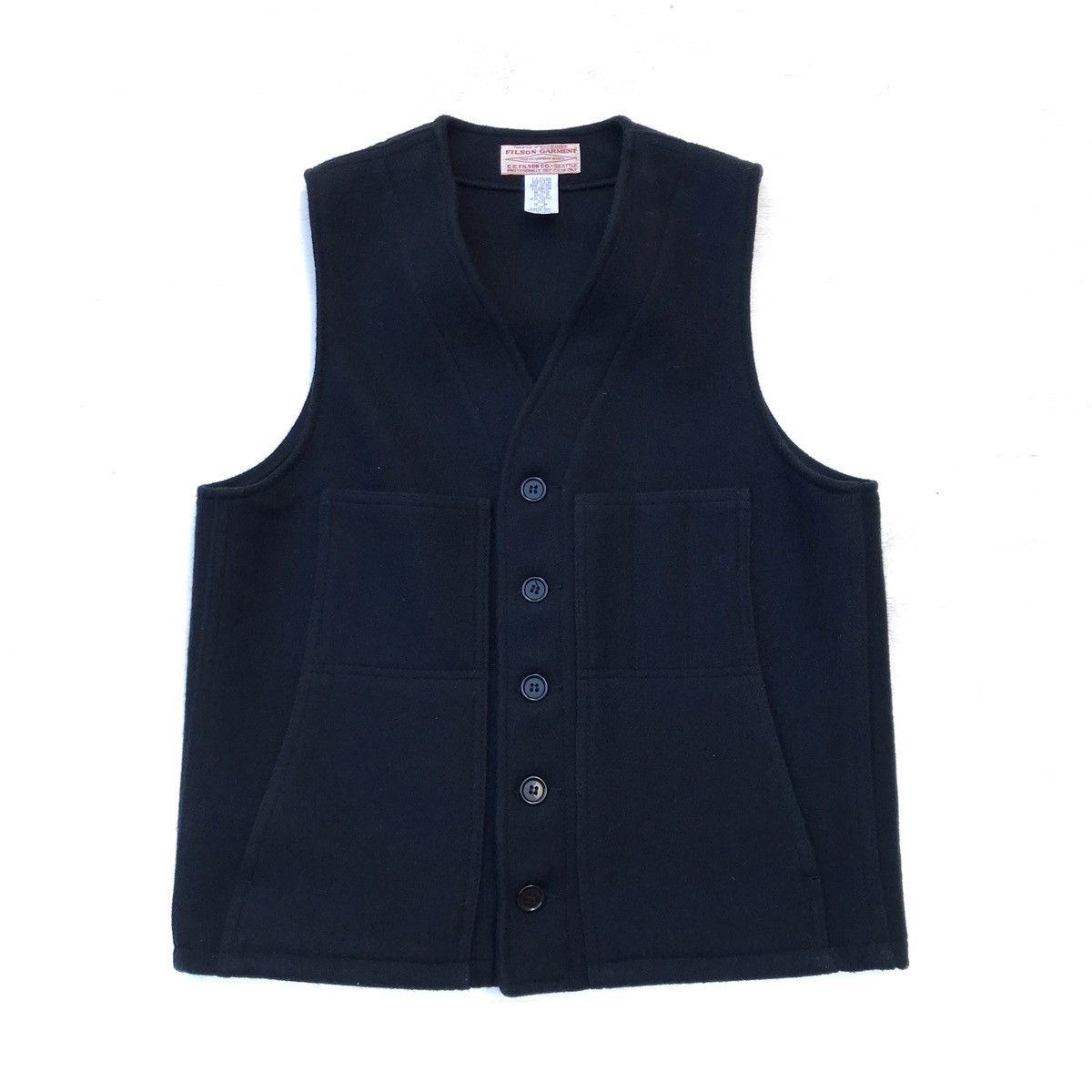 Vintage Filson Mackinaw Wool Vest Made in USA Grailed
