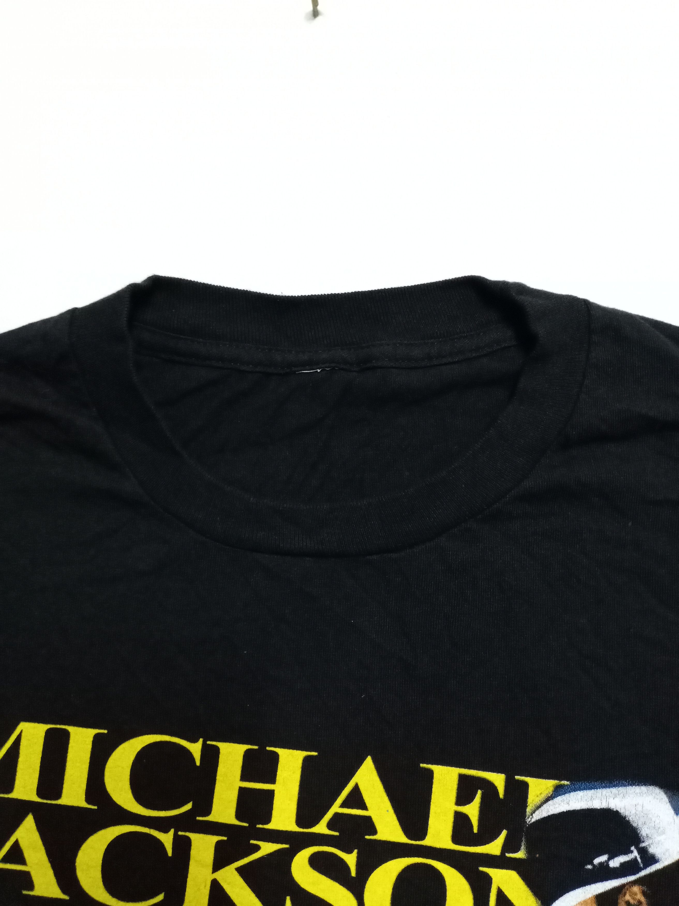 Band Tees × Michael Jackson × Vintage Vintage Micheal Jackson King Of Pop Double side Tshirt Size US L / EU 52-54 / 3 - 4 Thumbnail