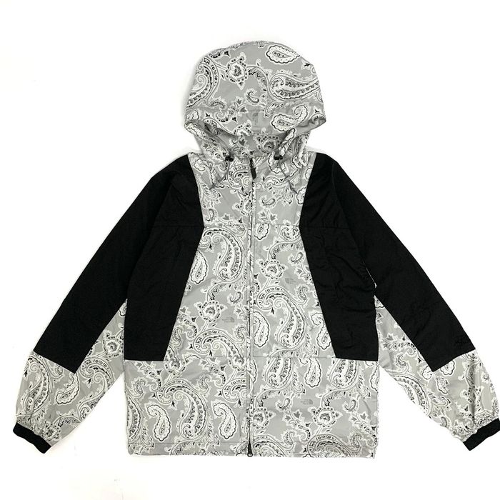 The North Face Purple label paisley print mountain wind parka