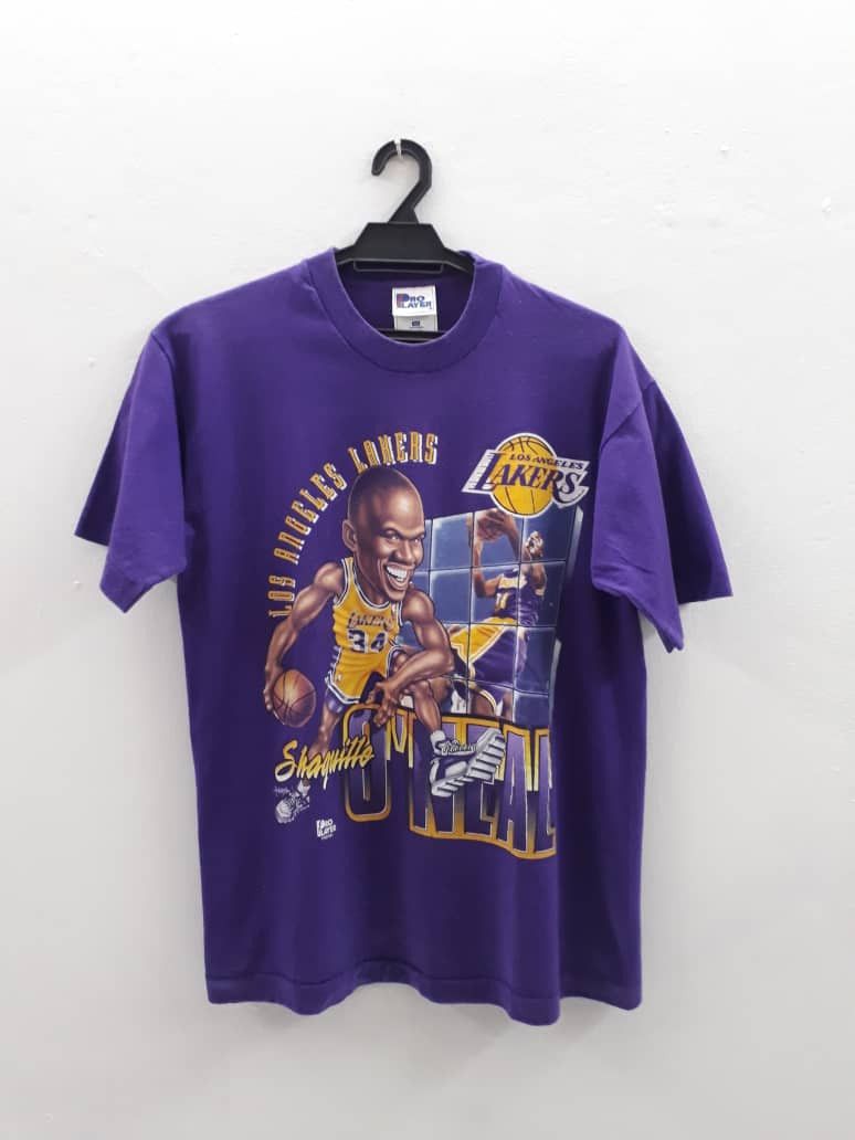 Vintage Vintage Los Angeles Lakers polo T Shirt NBA Basketball Player  Trainer 1990s, Grailed