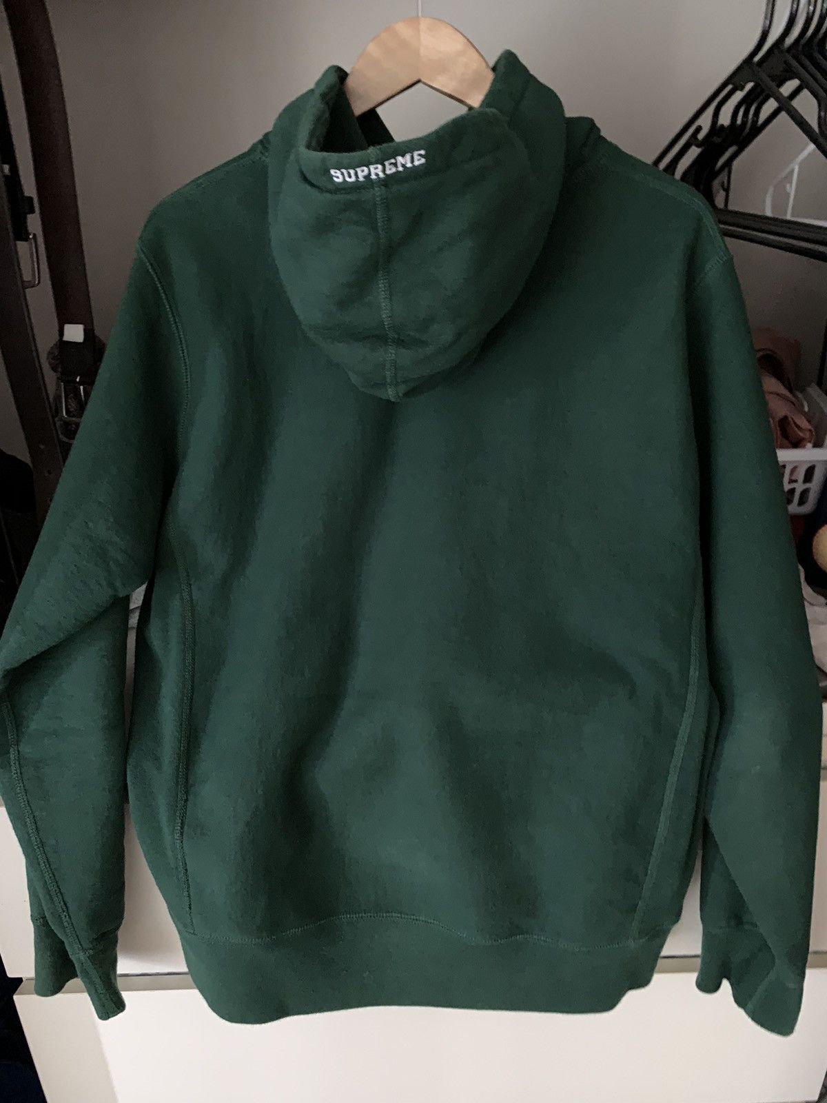 Supreme Supreme S Logo Hooded Sweatshirt FW18 Dark Green Size US M / EU 48-50 / 2 - 3 Thumbnail