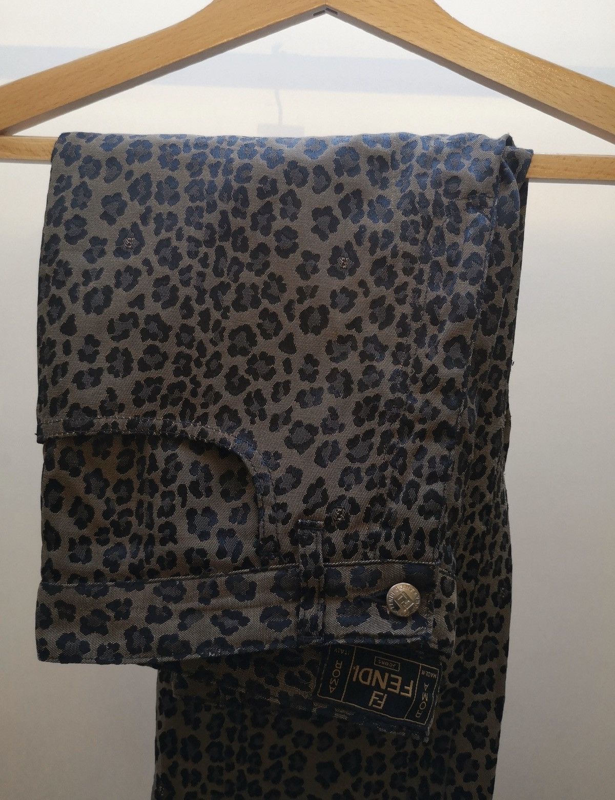 Fendi × Vintage Fendi Vintage Leopard pants jeans Size 30 RRP 800$... Size US 30 / EU 46 - 1 Thumbnail