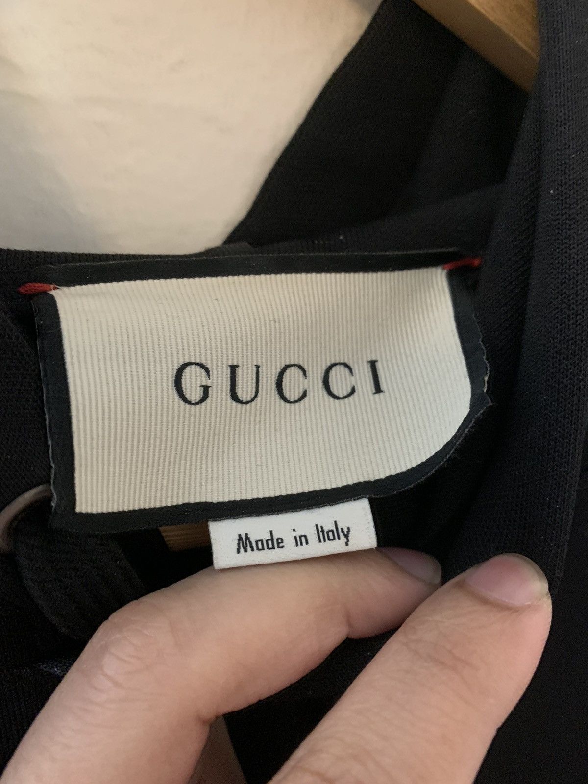 Gucci Black Technical Jersey Hoodie Size M Size US M / EU 48-50 / 2 - 2 Thumbnail