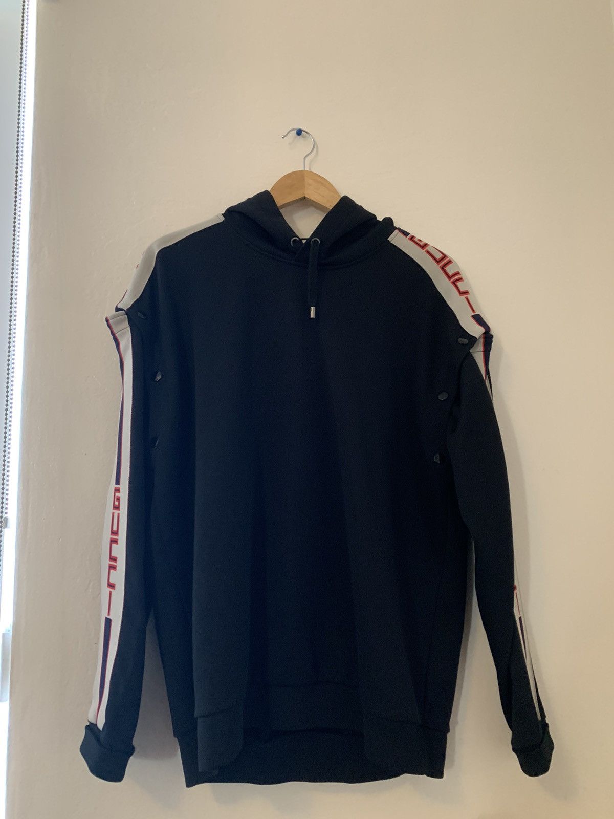 Gucci Black Technical Jersey Hoodie Size M Size US M / EU 48-50 / 2 - 1 Thumbnail